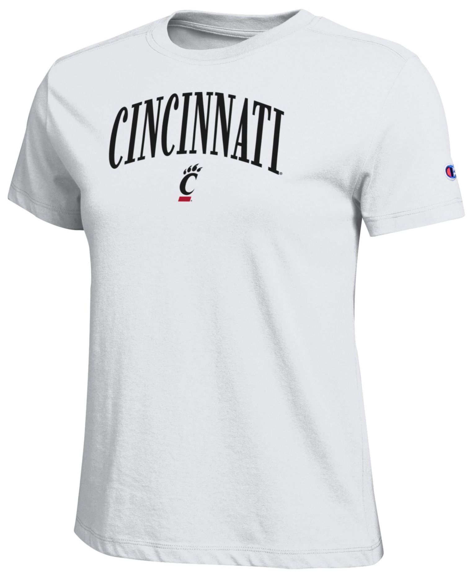 Champion Women's Cincinnati Bearcats White  Core T-Shirt