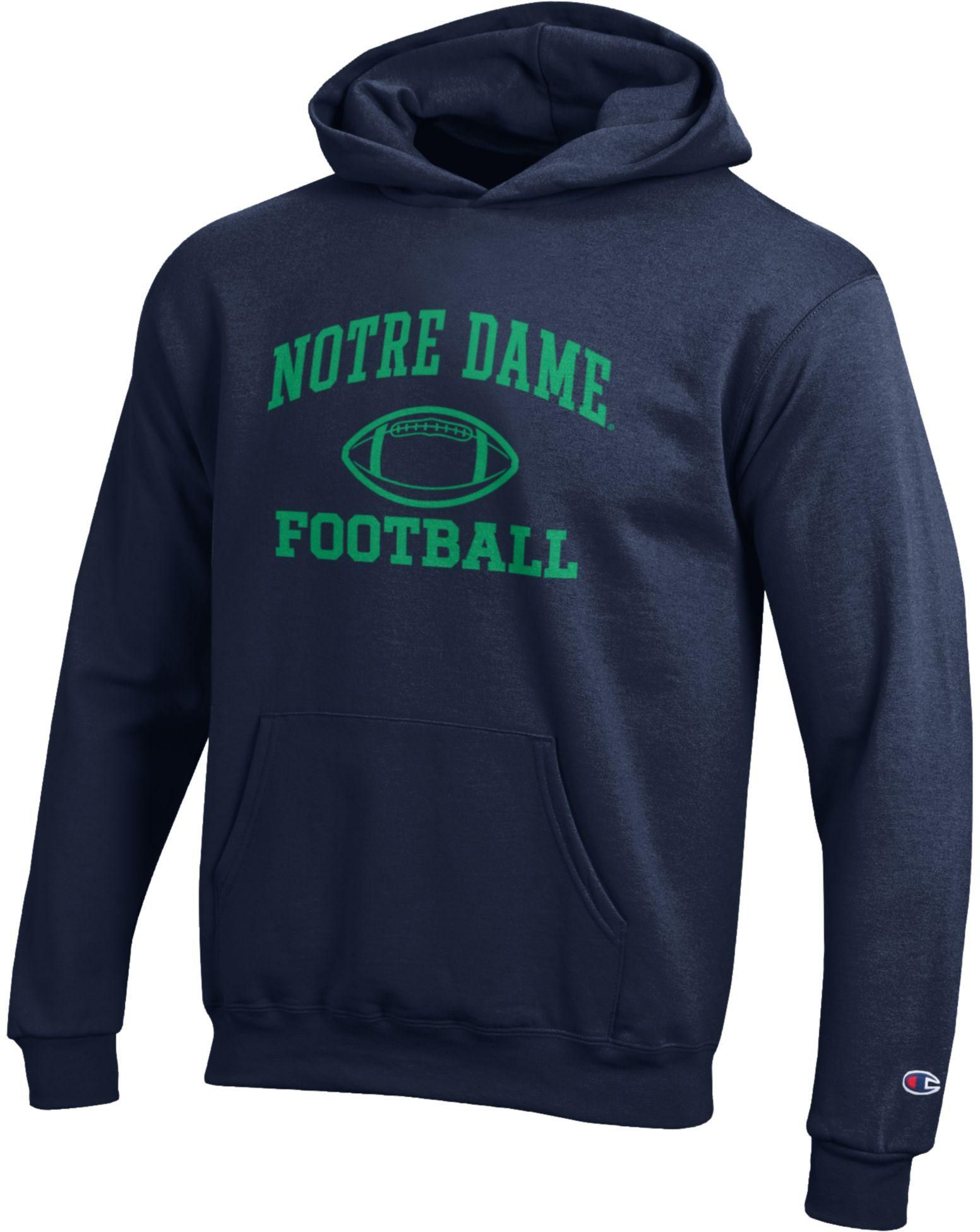 Champion Youth Notre Dame Fighting Irish Eco Powerblend Football Hoodie