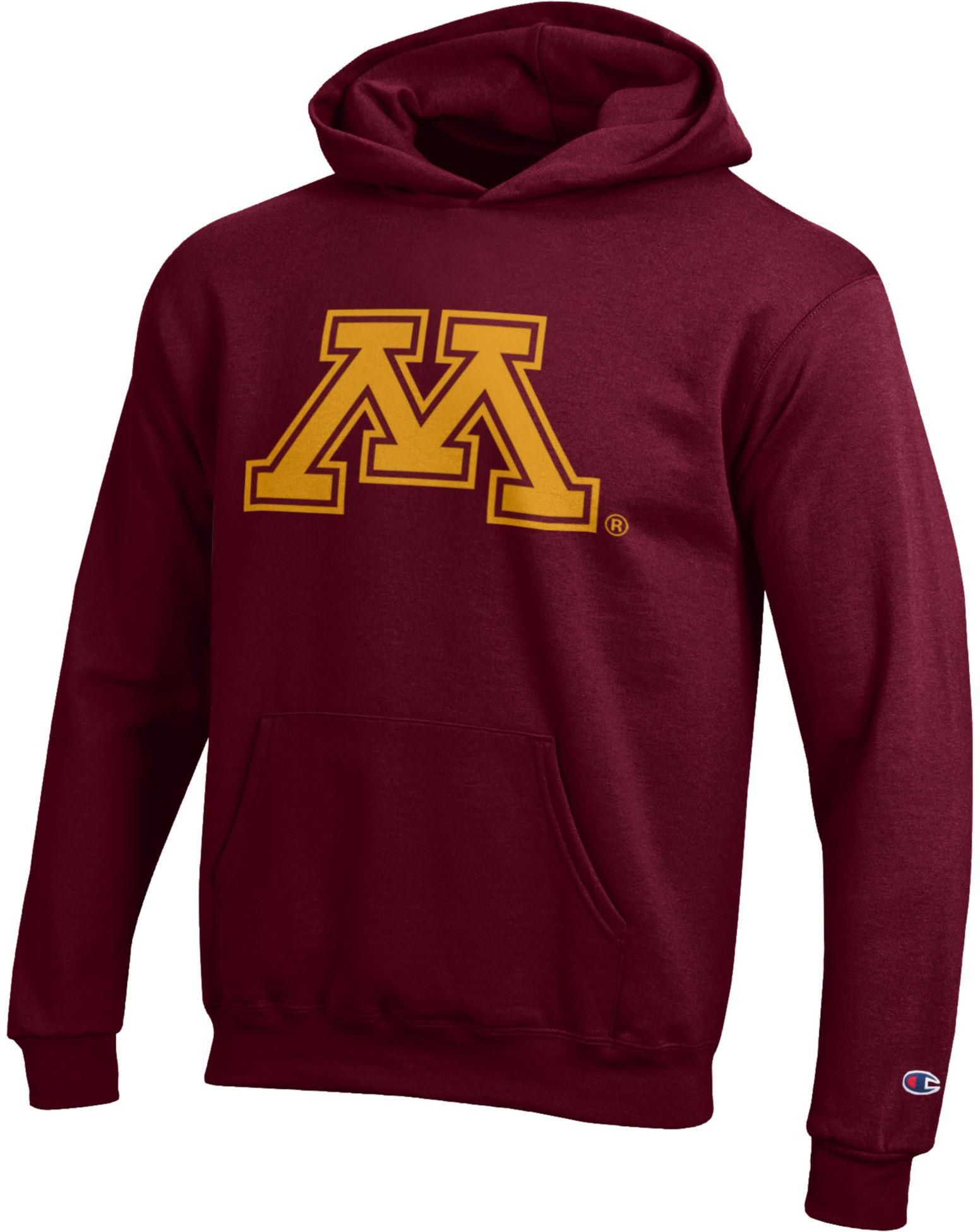 Champion Youth Minnesota Golden Gophers Eco Powerblend Red Hoodie
