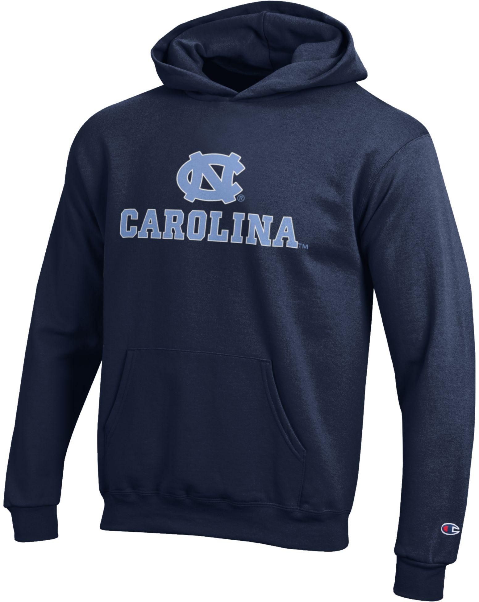 Champion Youth Carolina Tar Heels Eco Powerblend Blue Hoodie