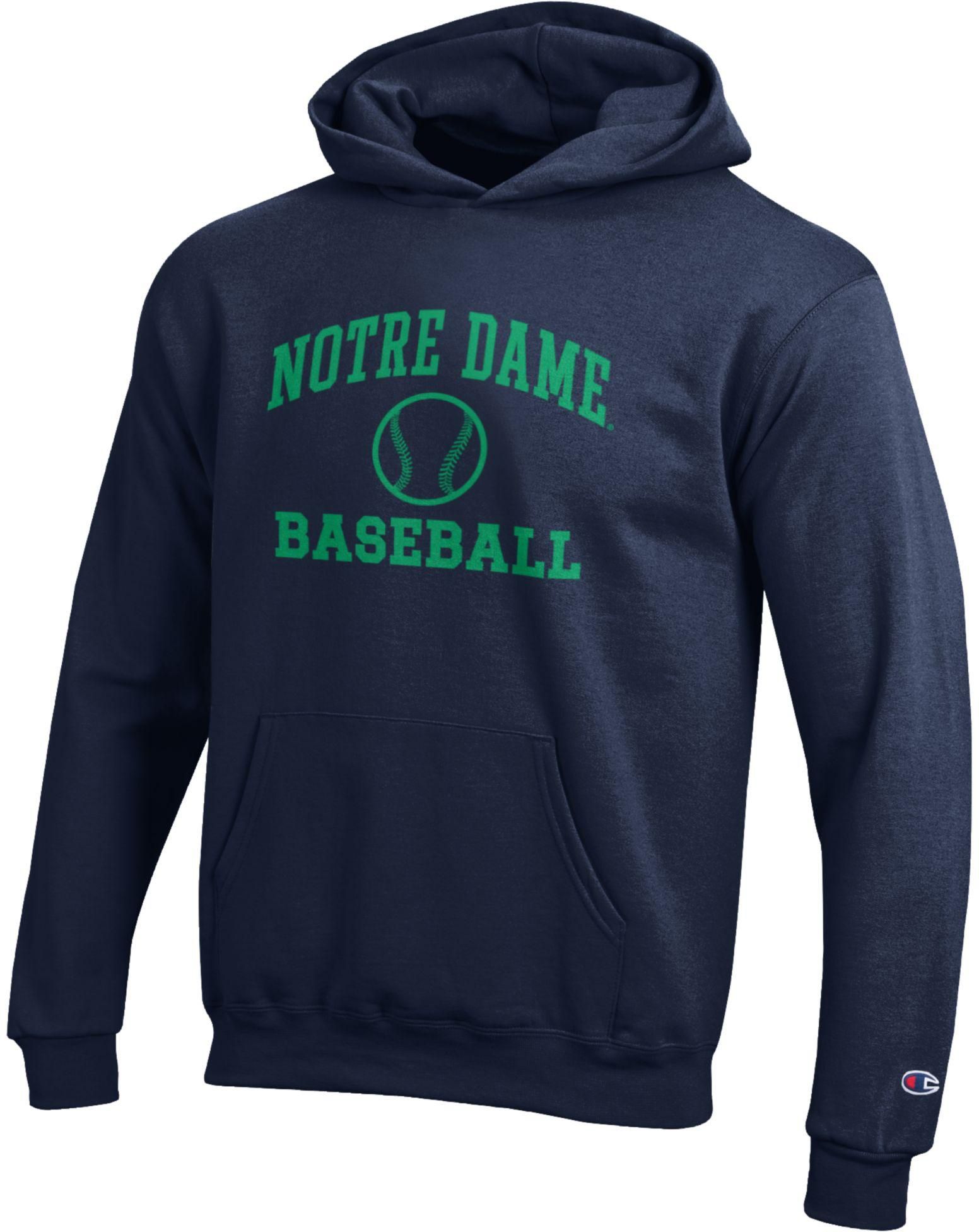 Champion Youth Notre Dame Fighting Irish Eco Powerblend Baseball Hoodie