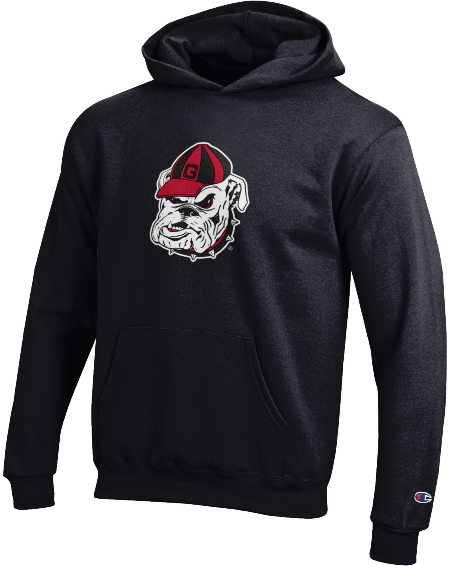 Champion Youth Georgia Bulldogs Eco Powerblend Black Hoodie