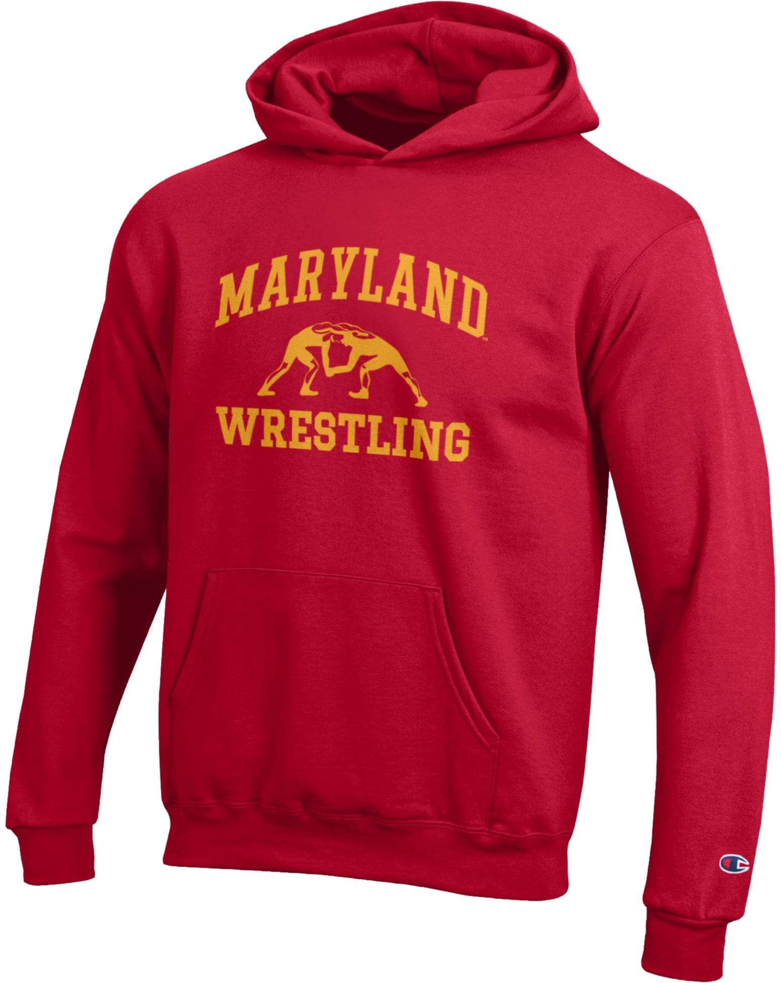 Champion Youth Maryland Terrapins Eco Powerblend Wrestling Hoodie