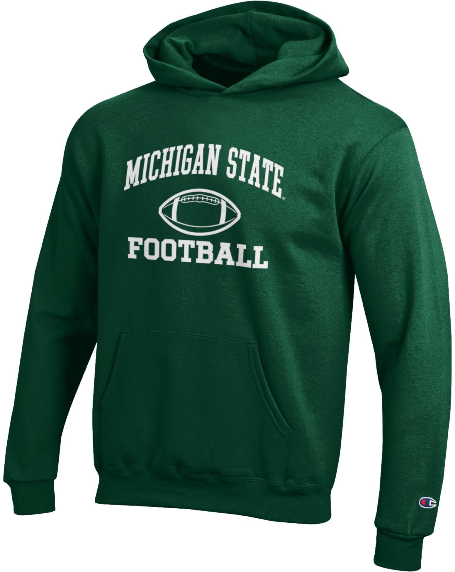 Champion Youth Michigan State Spartans Eco Powerblend Football Hoodie