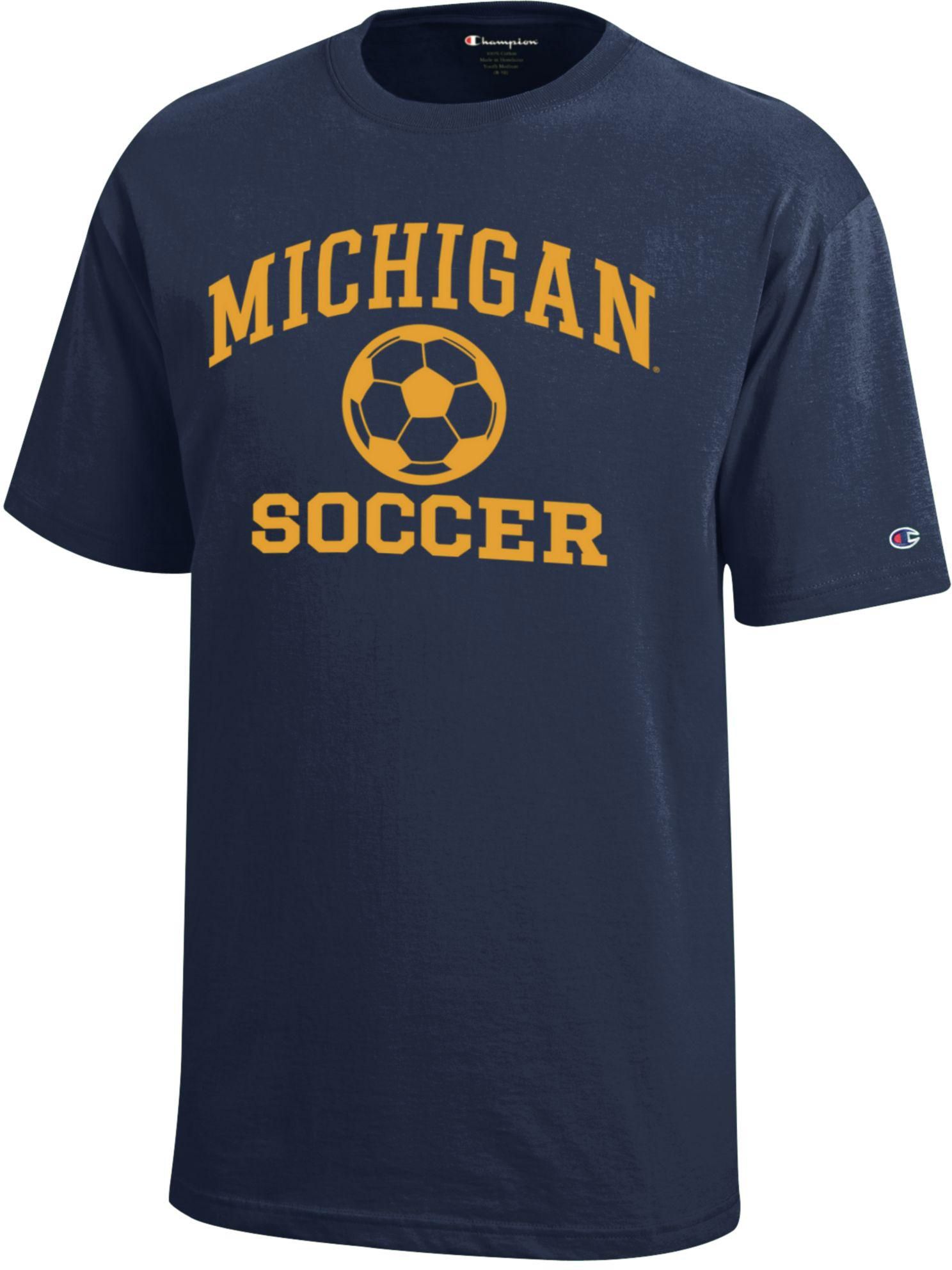 Champion Youth Michigan Wolverines Jersey Soccer T-Shirt