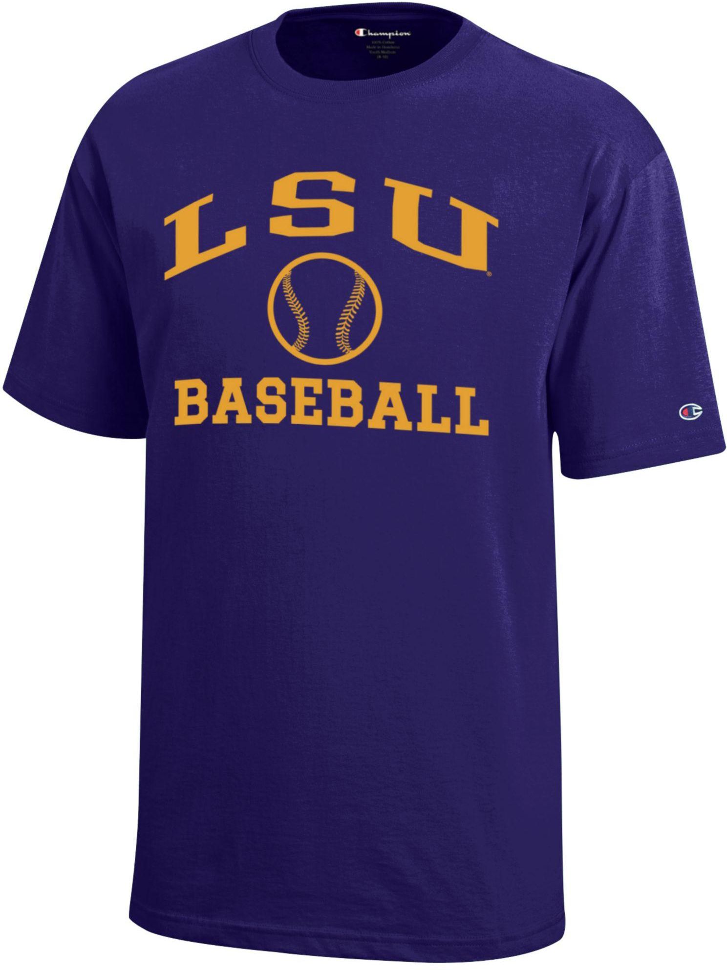 Champion Youth LSU Tigers Jersey Baseball T-Shirt