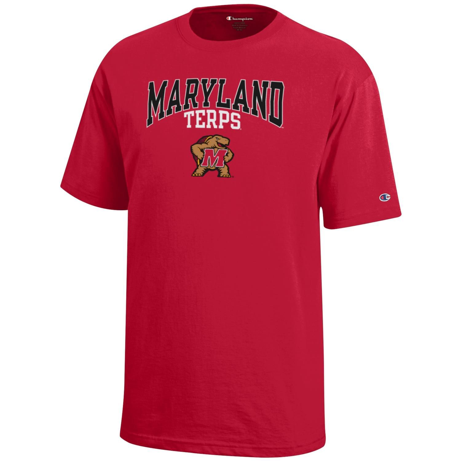 Champion Youth Maryland Terrapins Red Mascot Hoodie