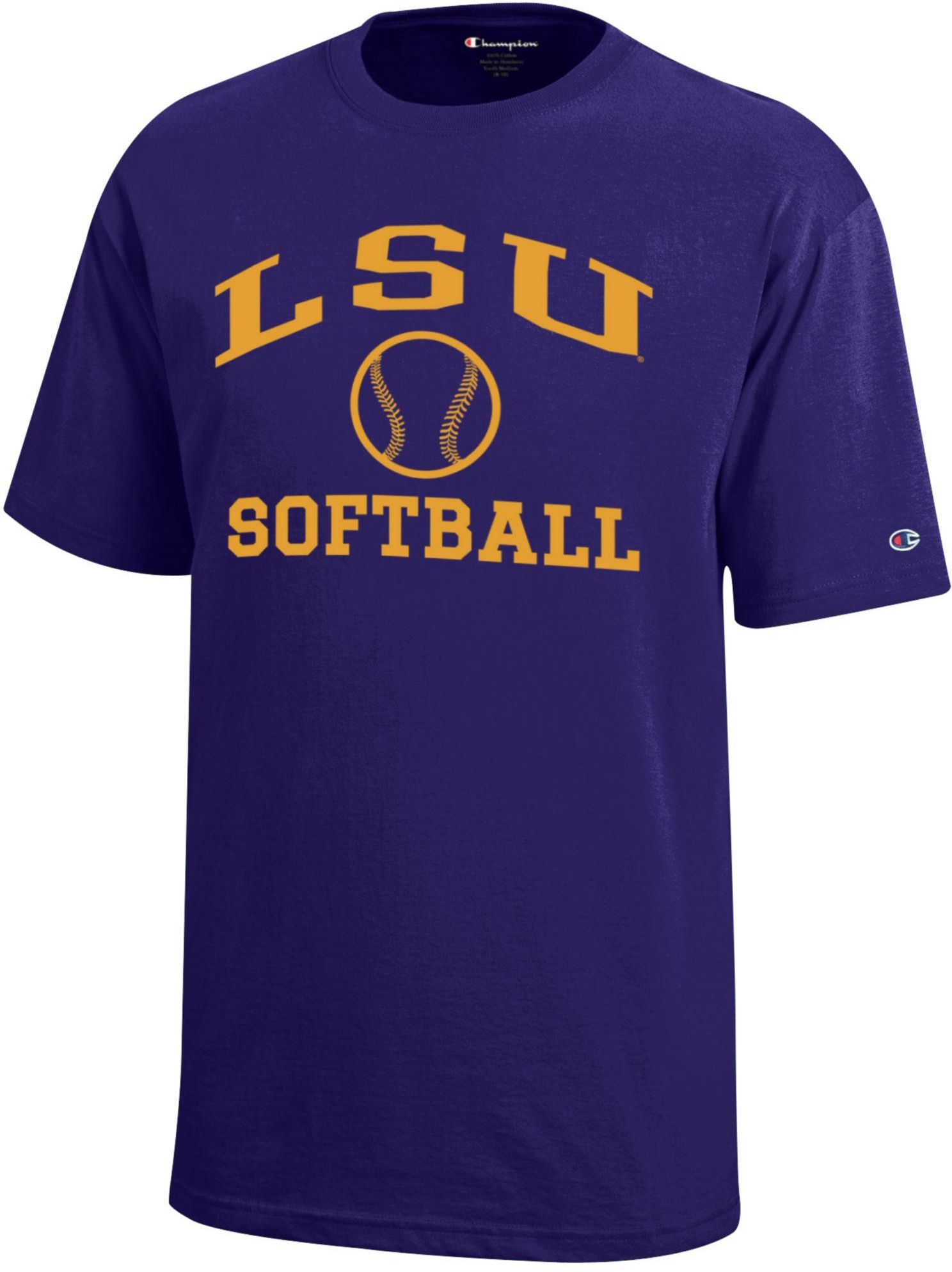 Champion Youth LSU Tigers Jersey Softball T-Shirt