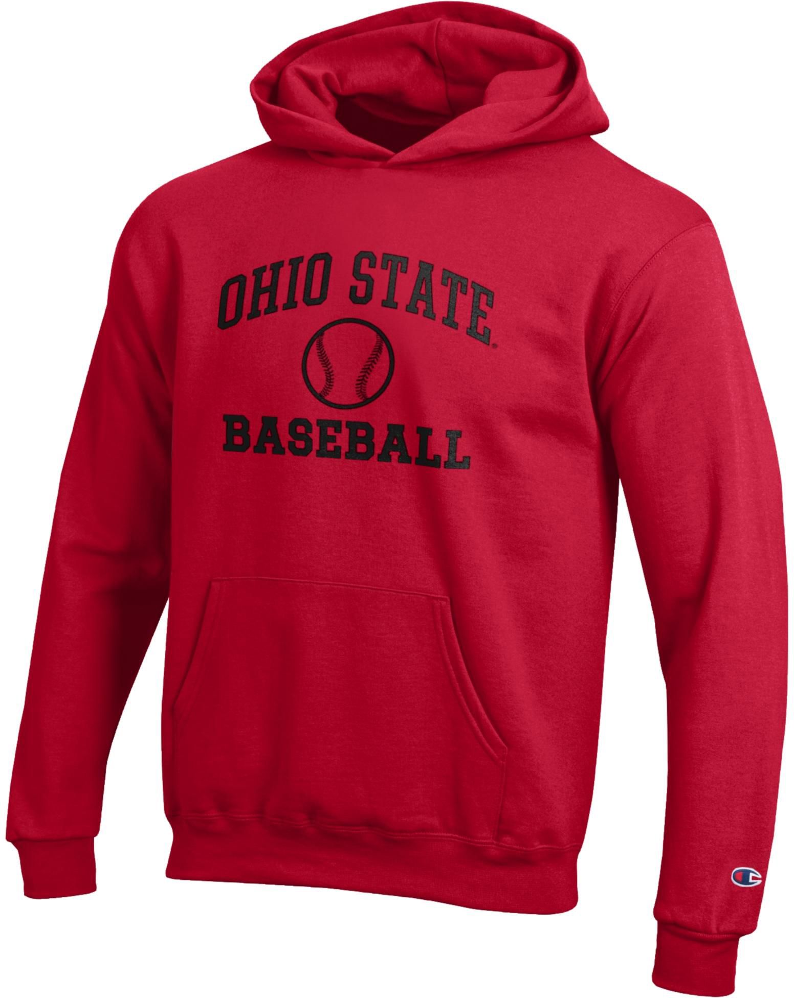 Champion Youth Ohio State Buckeyes Eco Powerblend Baseball Hoodie