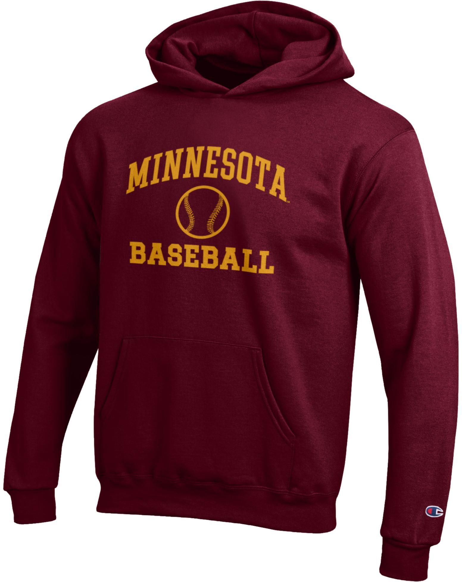 Champion Youth Minnesota Golden Gophers Eco Powerblend Baseball Hoodie