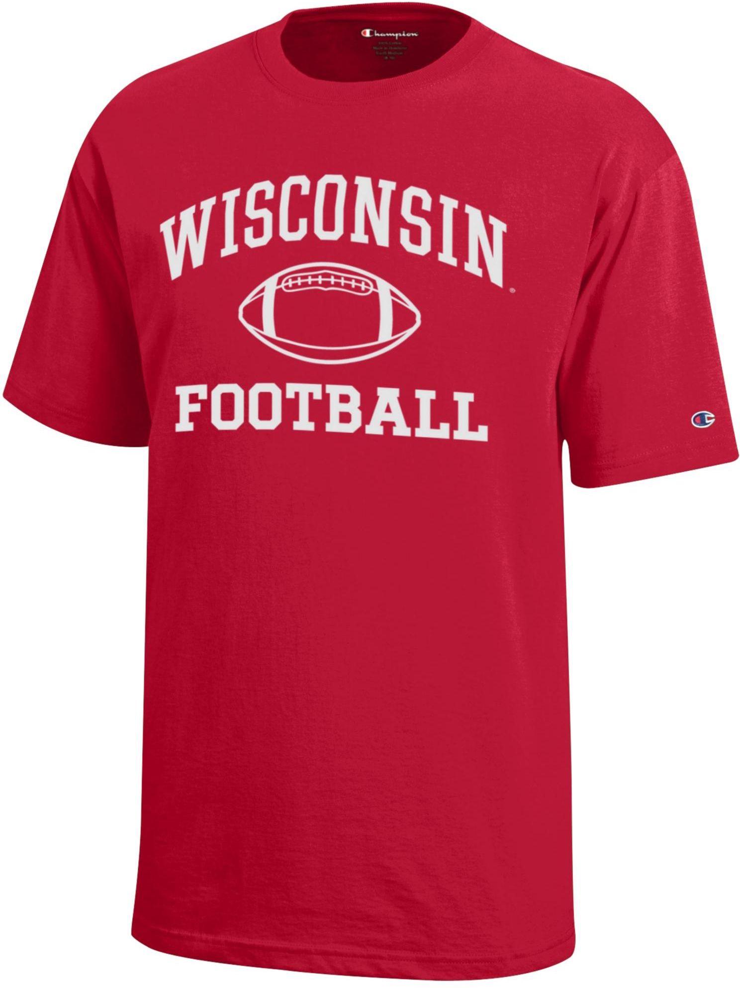 Champion Youth Wisconsin Badgers Jersey Football T-Shirt