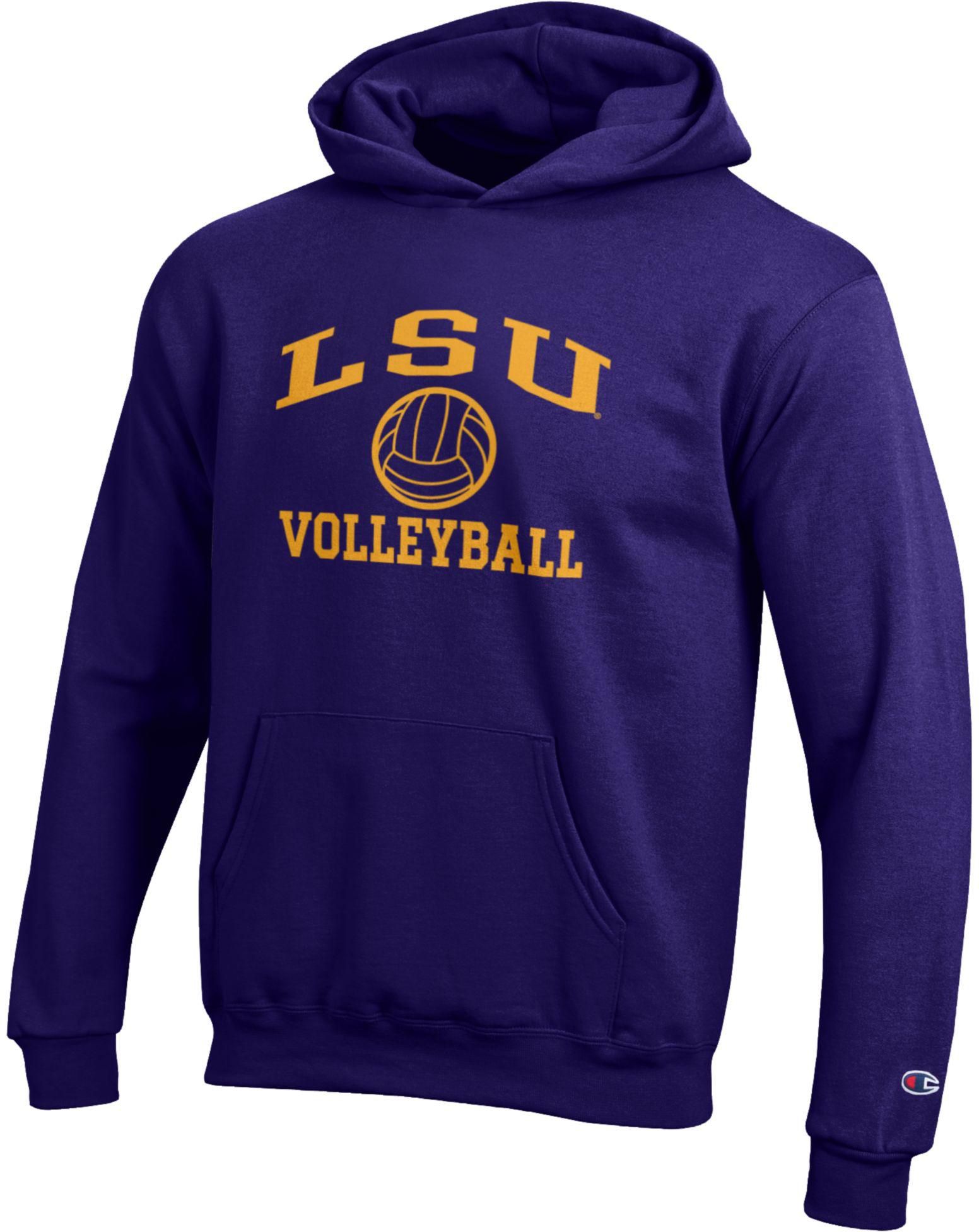 Champion Youth LSU Tigers Eco Powerblend Volleyball Hoodie