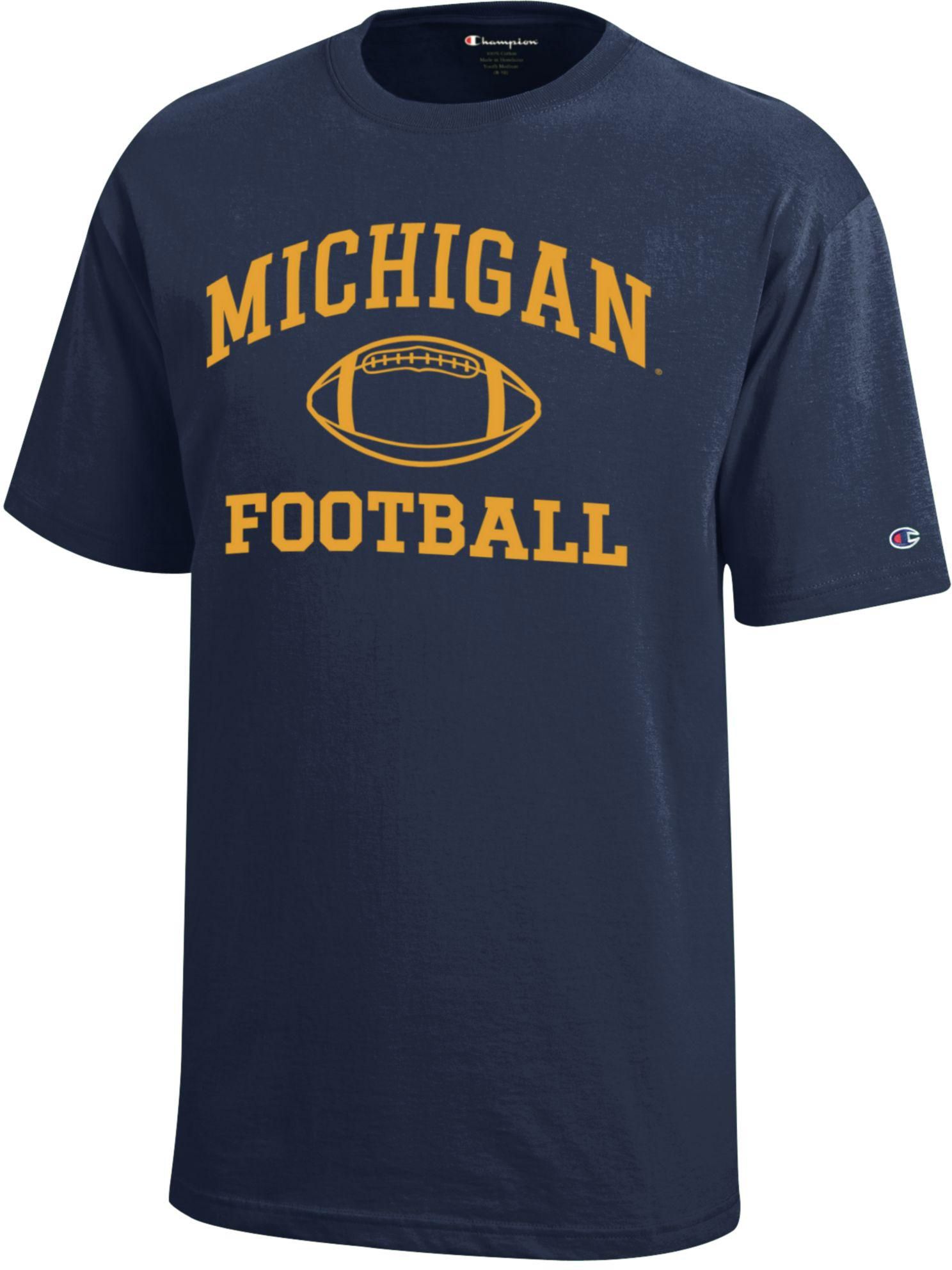 Champion Youth Michigan Wolverines Jersey Football T-Shirt