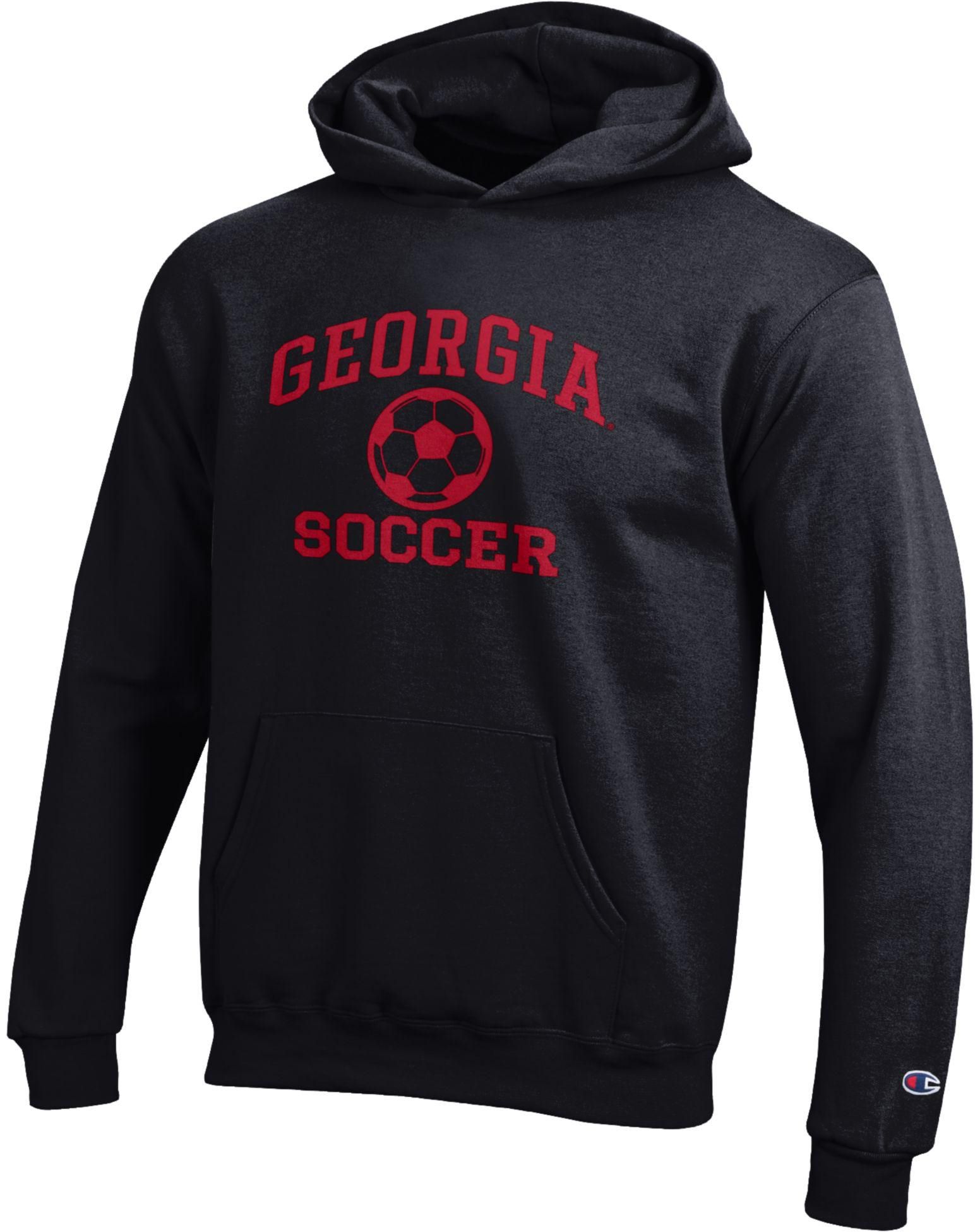 Champion Youth Georgia Bulldogs Eco Powerblend Soccer Hoodie
