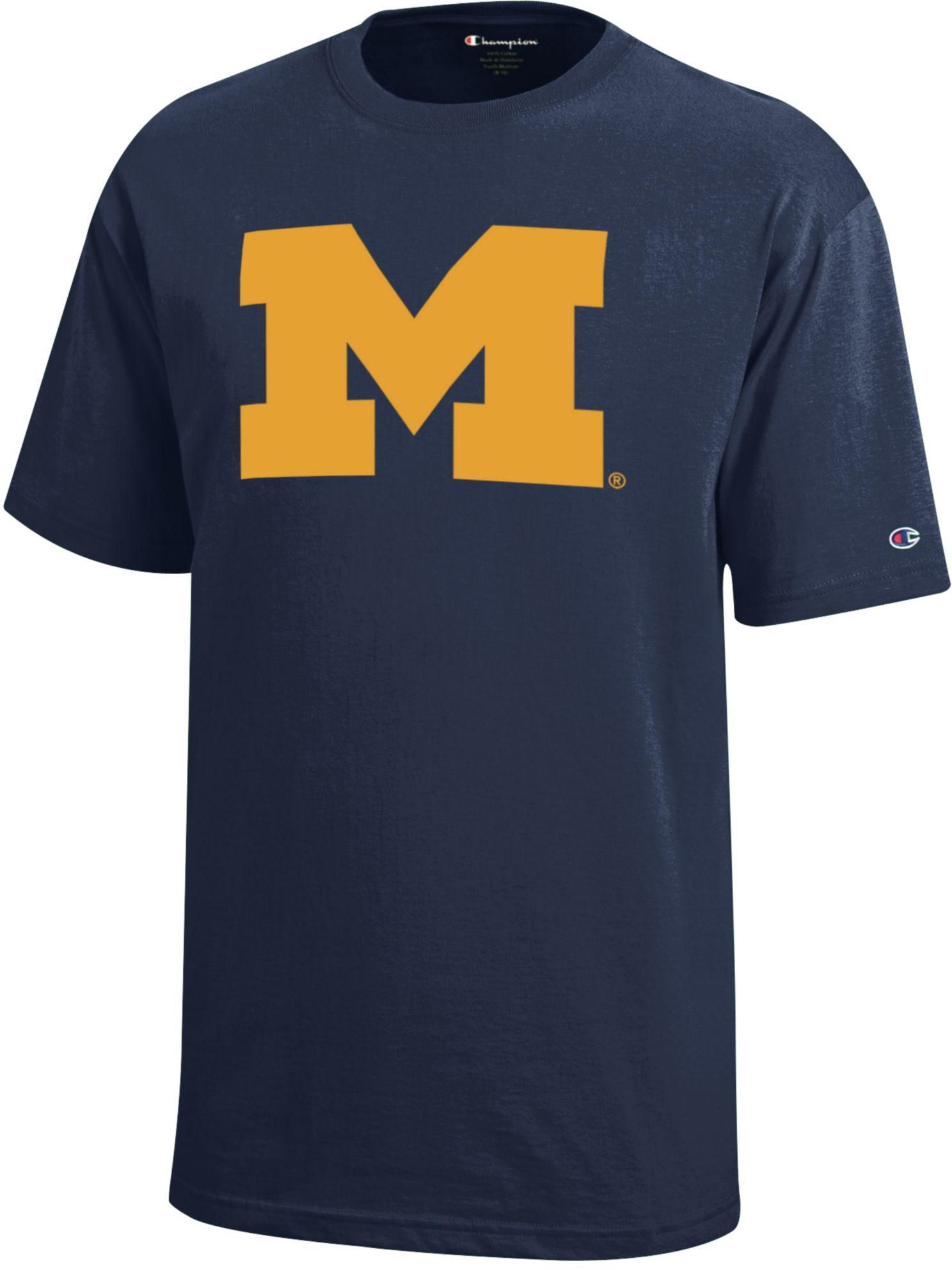 Champion Youth Michigan Wolverines Jersey Blue T-Shirt