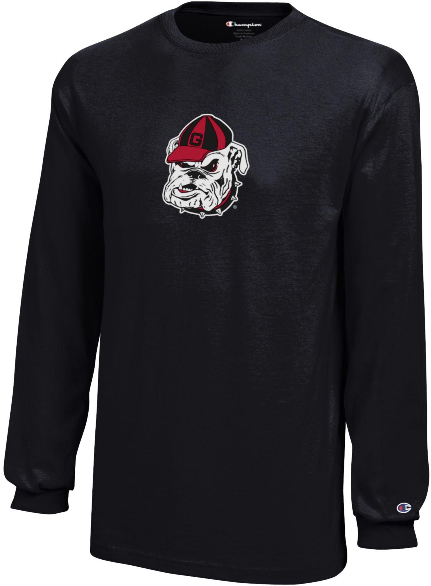 Champion Youth Georgia Bulldogs Jersey Black Long Sleeve Shirt