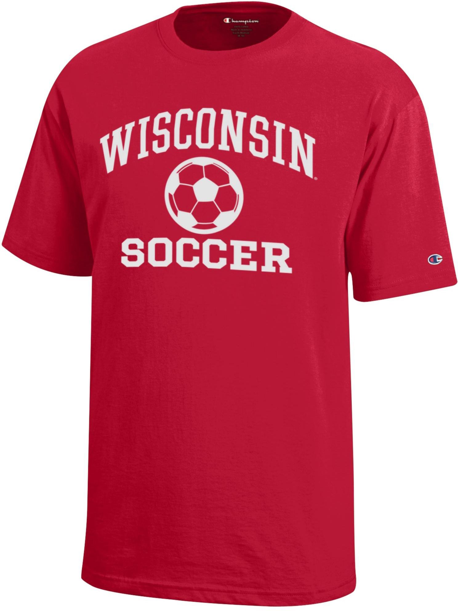 Champion Youth Wisconsin Badgers Jersey Soccer T-Shirt