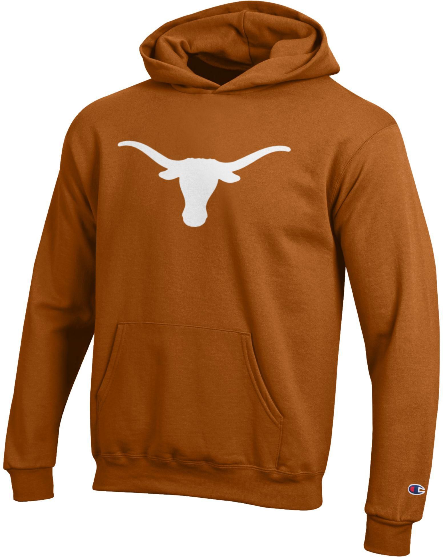 Champion Youth Texas Longhorns Eco Powerblend Orange Hoodie