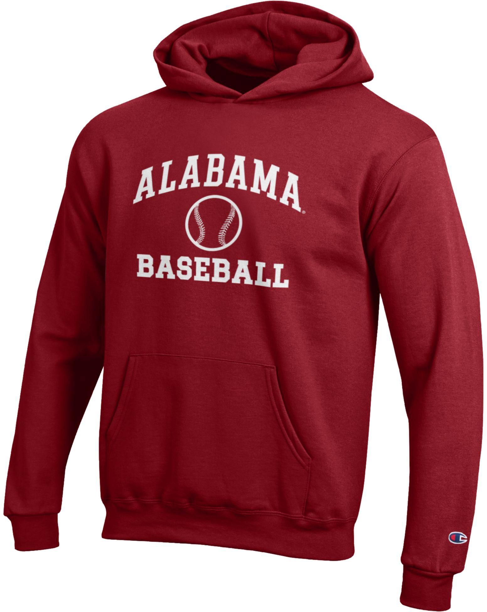 Champion Youth Alabama Crimson Tide Eco Powerblend Baseball Hoodie