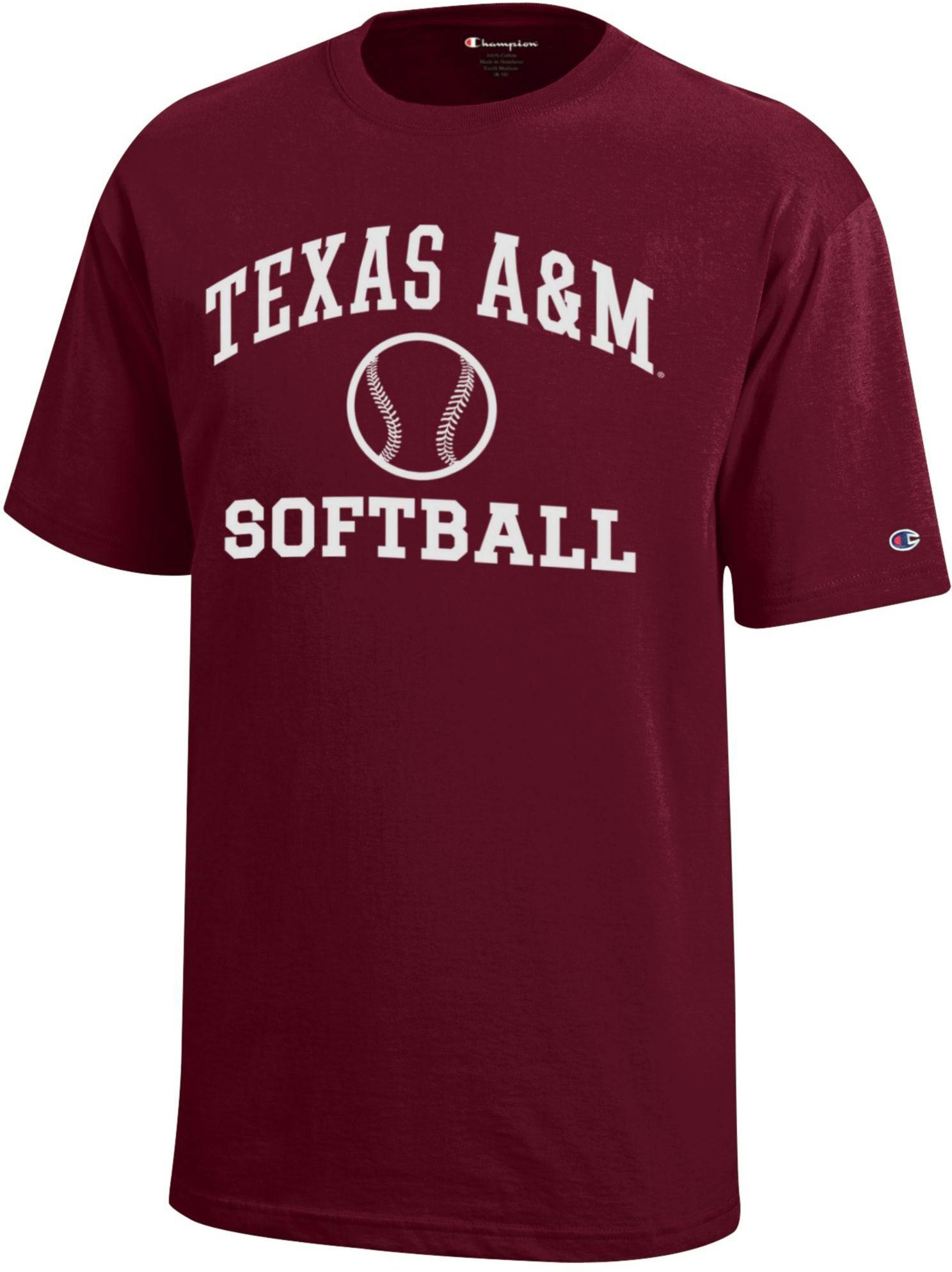 Champion Youth Texas A&amp;M Aggies Jersey Softball T-Shirt