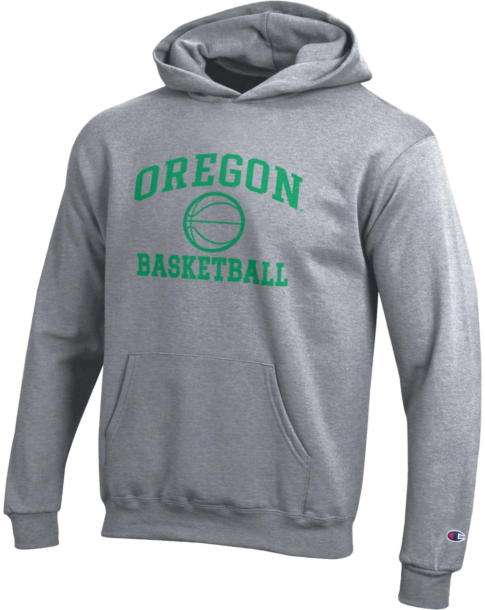 Champion Youth Oregon Ducks Eco Powerblend Basketball Hoodie