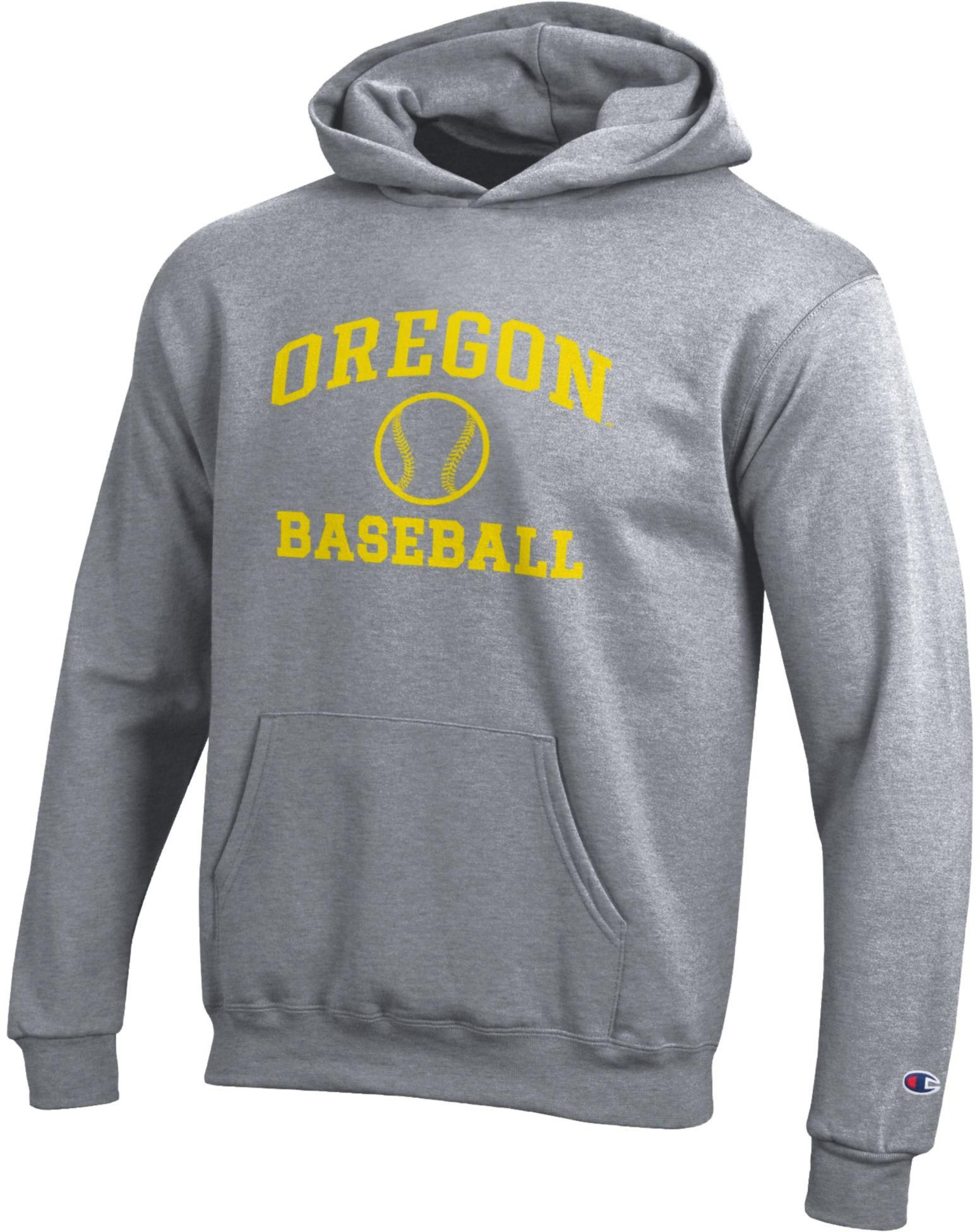 Champion Youth Oregon Ducks Eco Powerblend Baseball Hoodie
