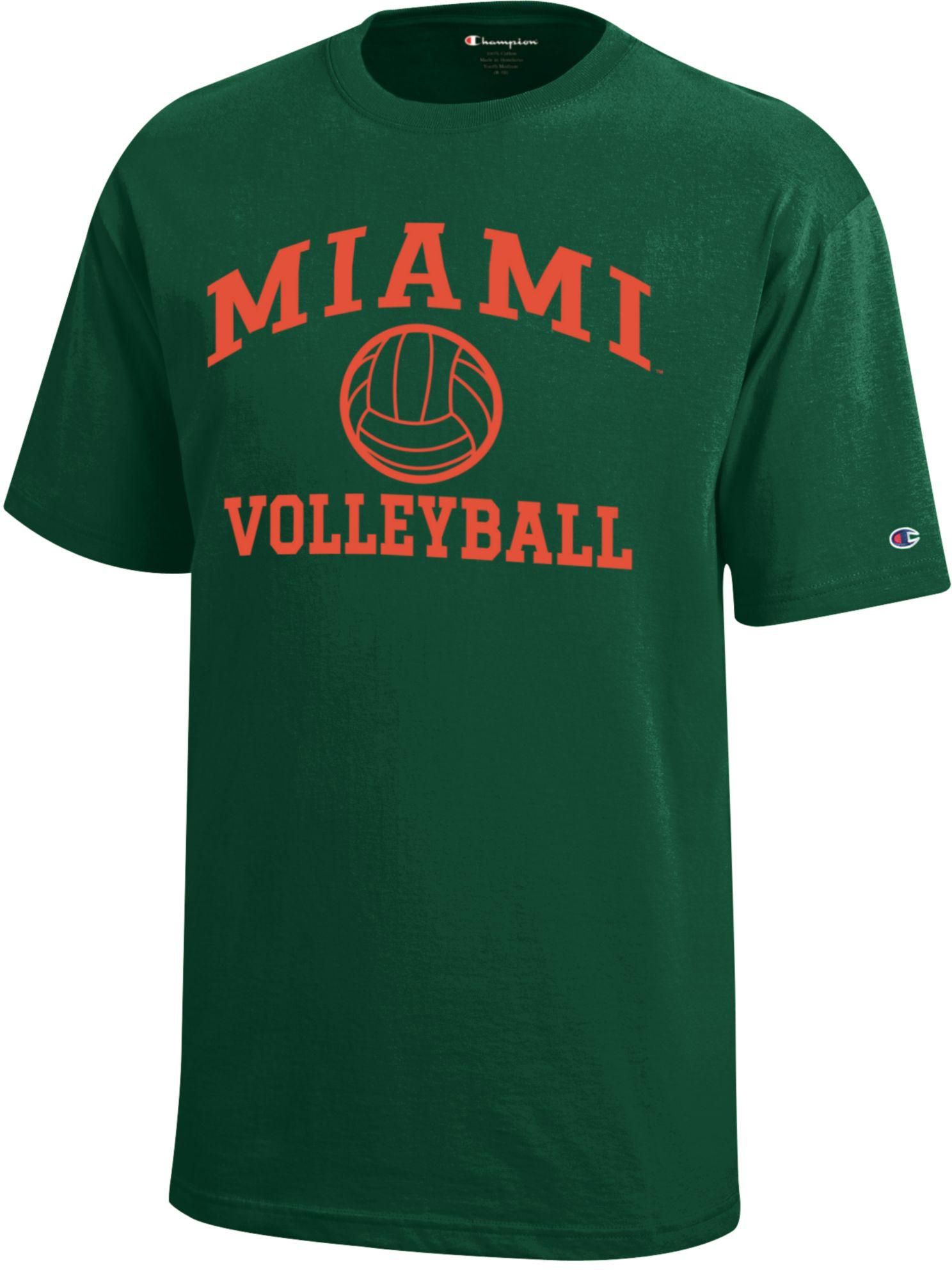 Champion Youth Miami Hurricanes Jersey Volleyball T-Shirt