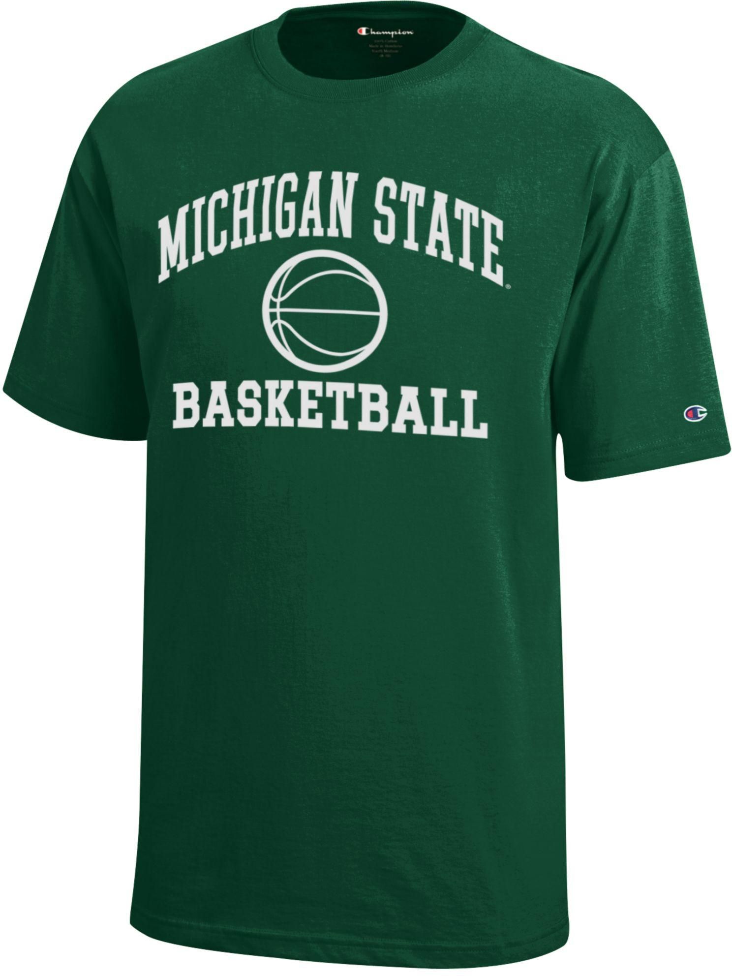 Champion Youth Michigan State Spartans Jersey Basketball T-Shirt