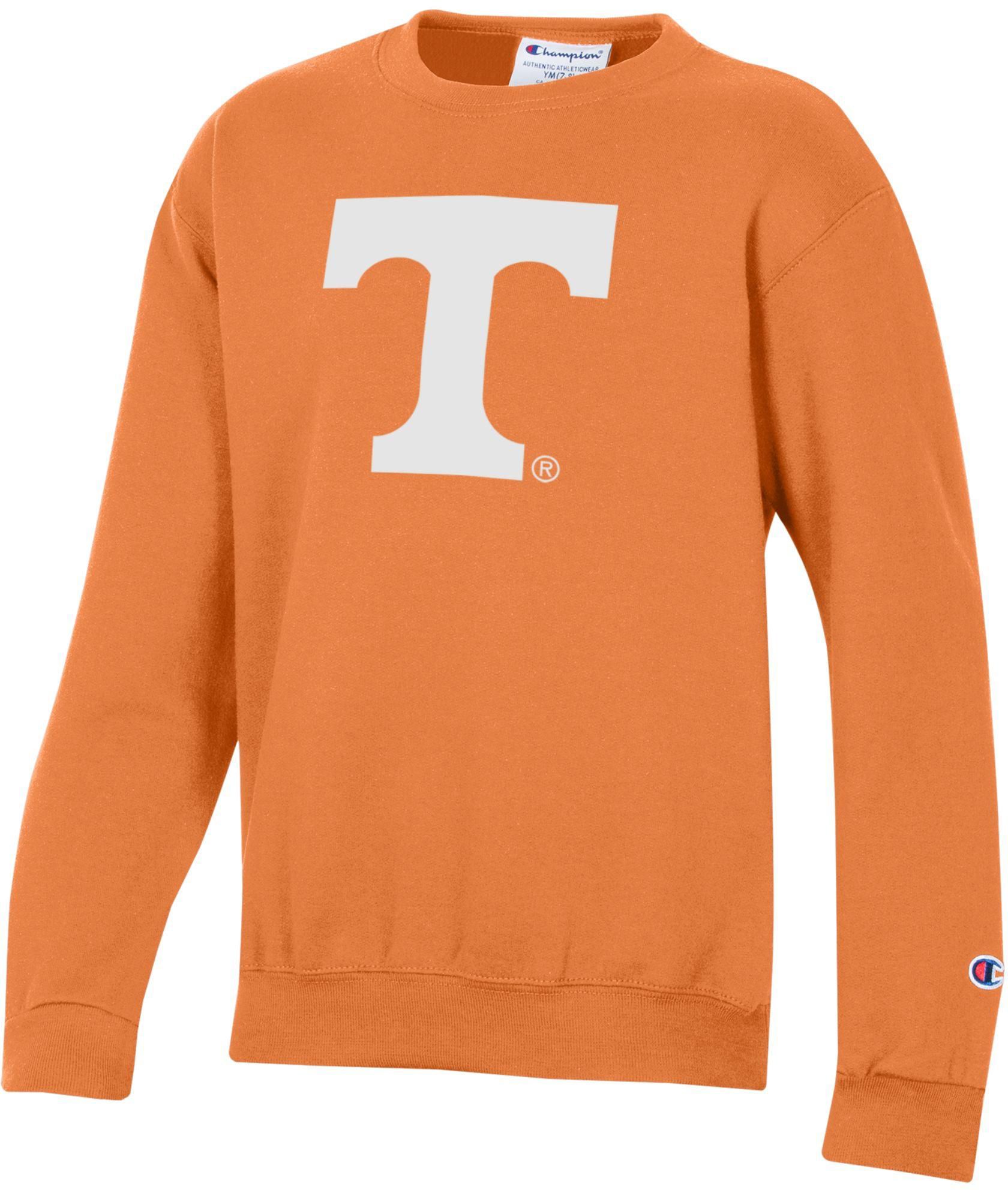 Champion Youth Tennessee Volunteers Powerblend Fleece Orange Crewneck Sweatshirt