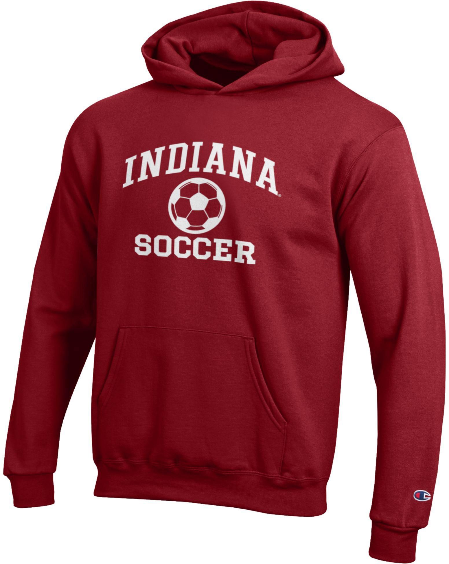 Champion Youth Indiana Hoosiers Eco Powerblend Soccer Hoodie