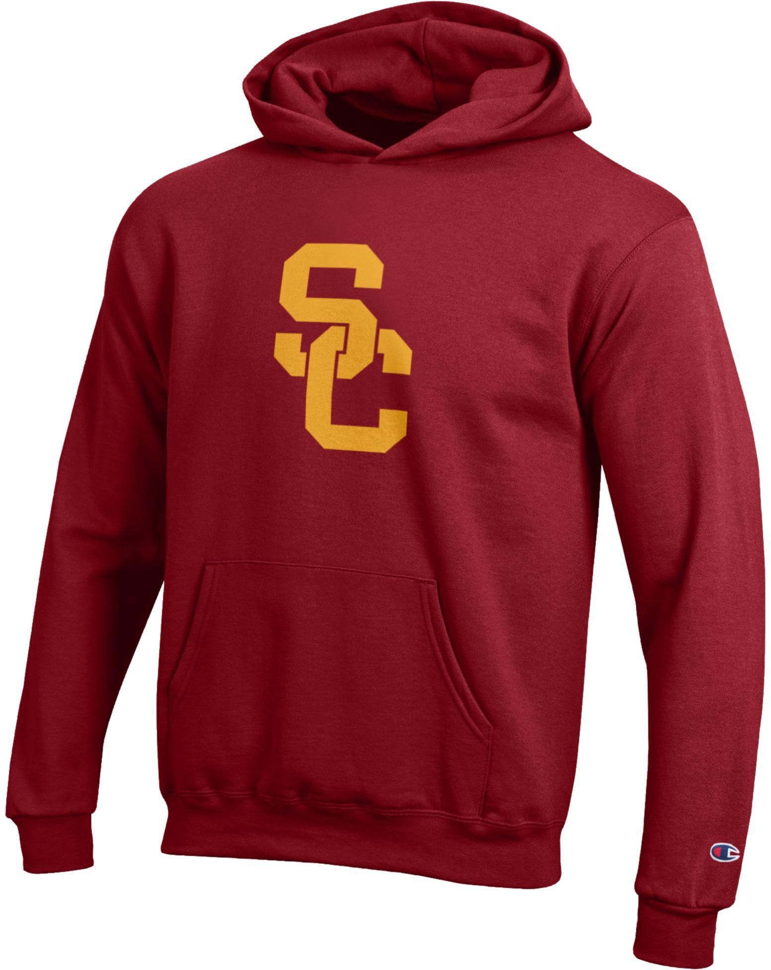 Champion Youth USC Trojans Eco Powerblend Red Hoodie
