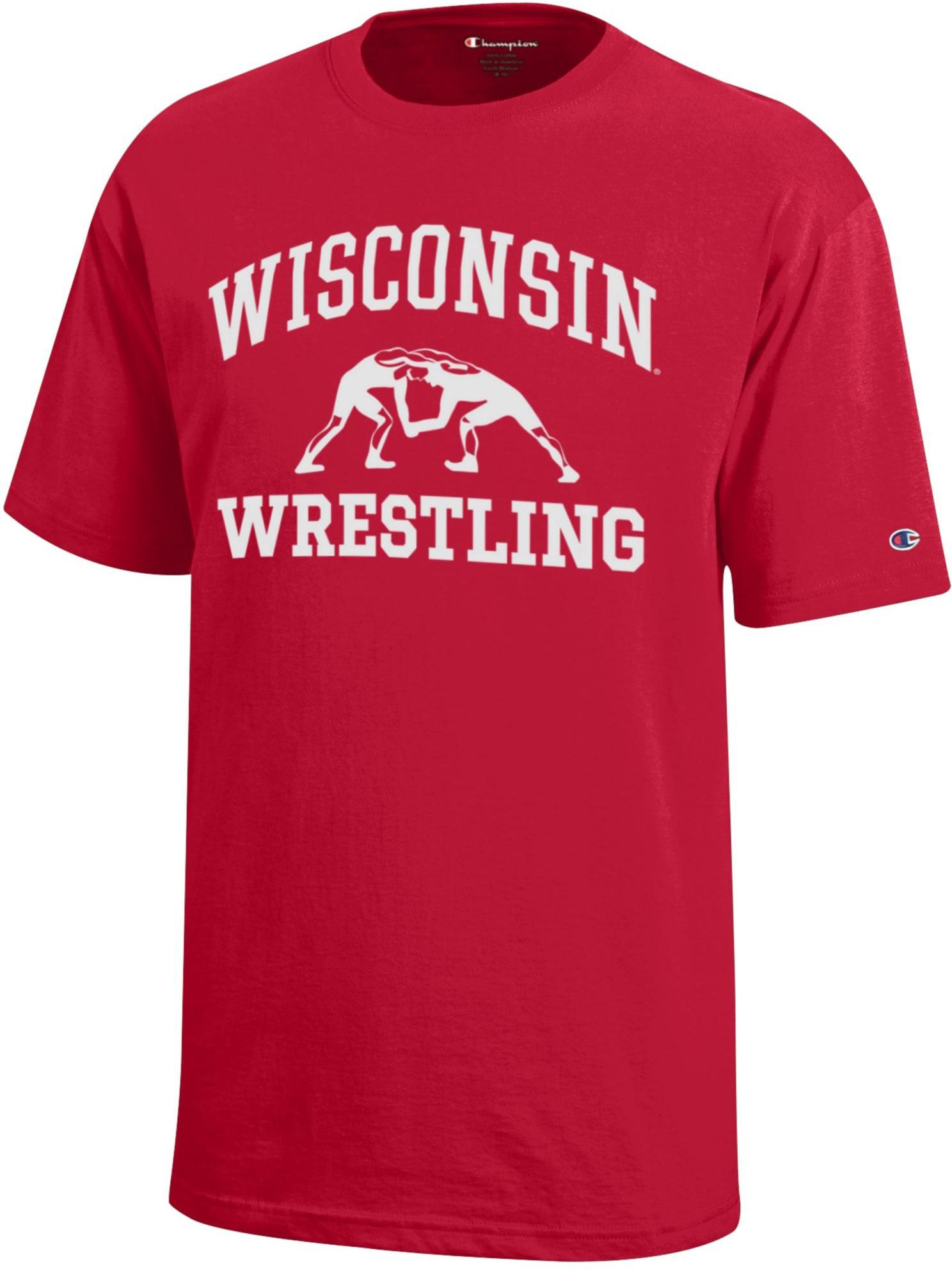 Champion Youth Wisconsin Badgers Jersey Wrestling T-Shirt