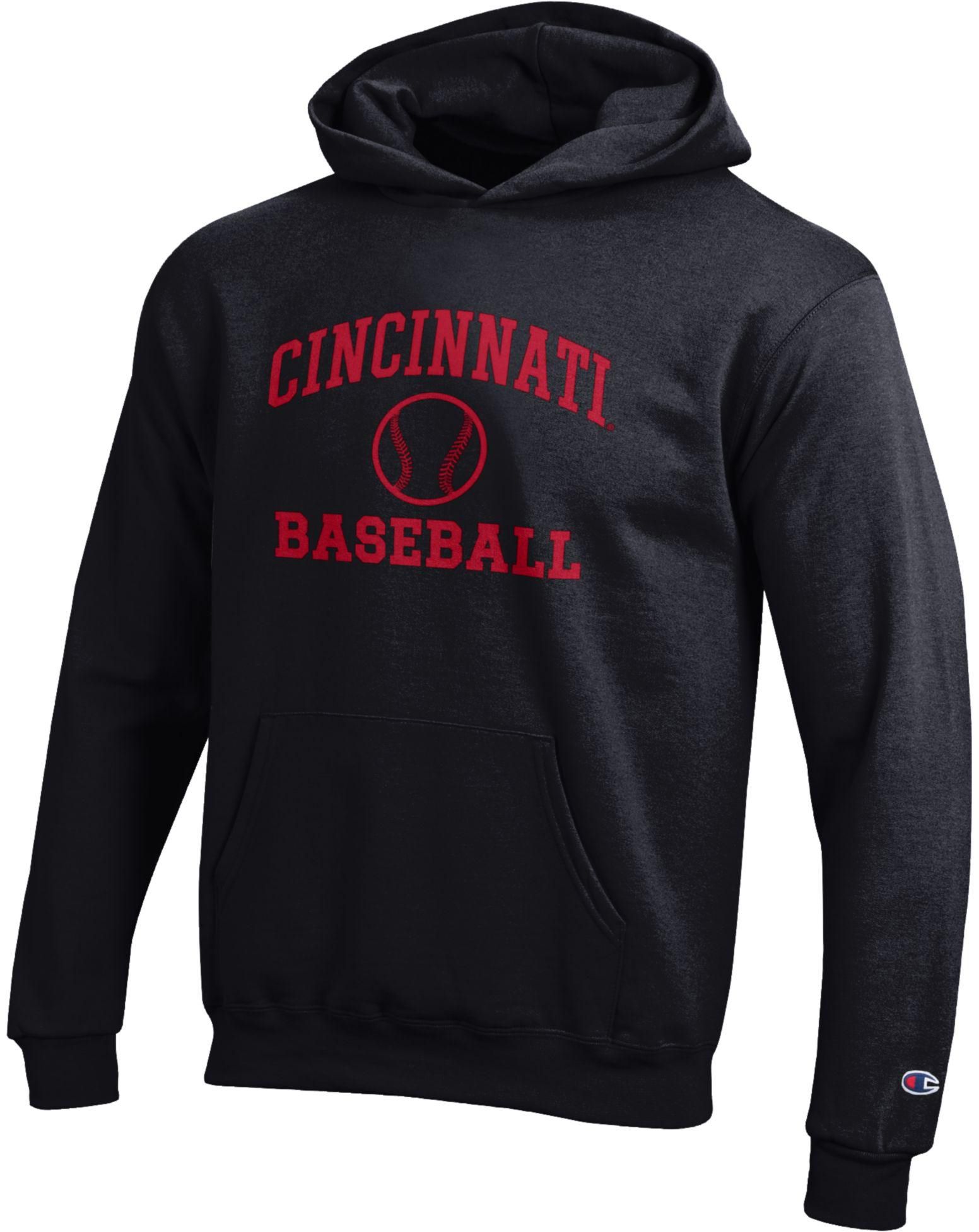 Champion Youth Cincinnati Bearcats Eco Powerblend Baseball Hoodie