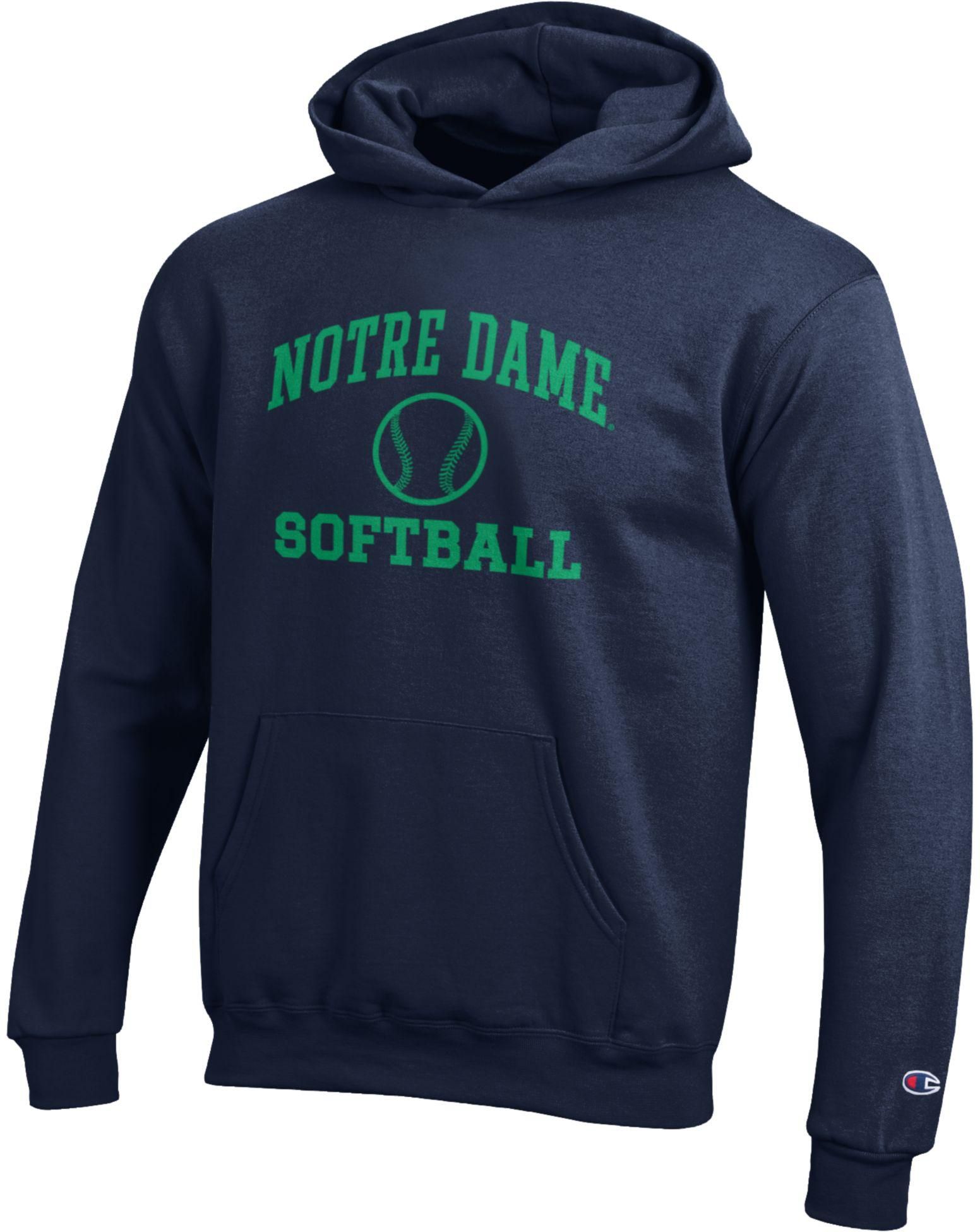 Champion Youth Notre Dame Fighting Irish Eco Powerblend Softball Hoodie