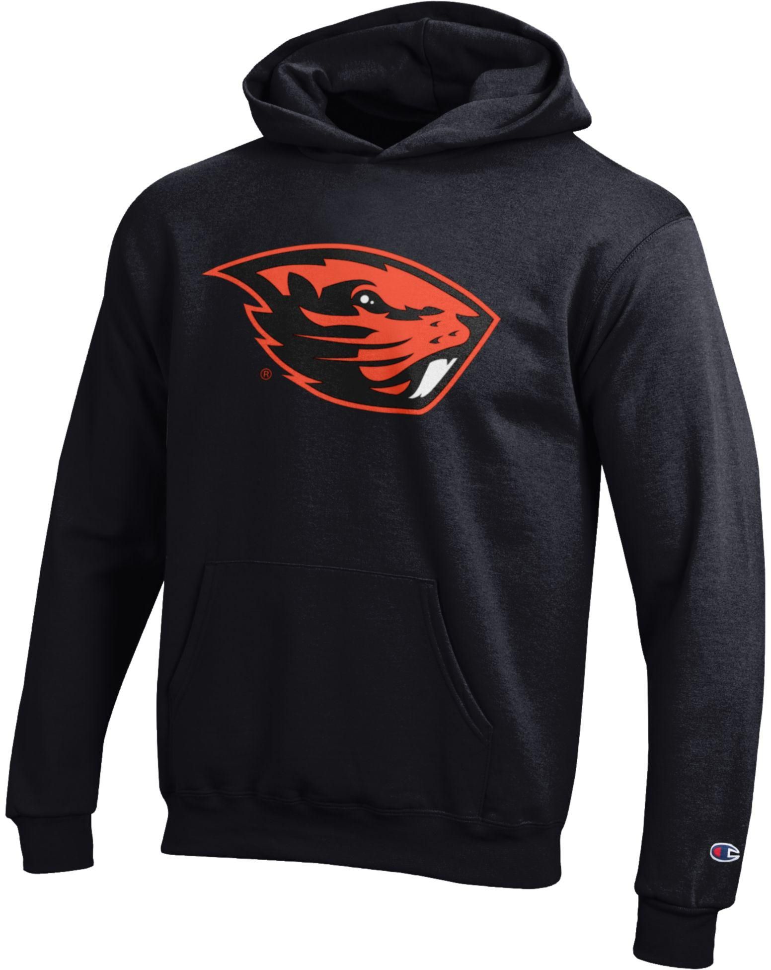 Champion Youth Oregon State Beavers Eco Powerblend Black Hoodie