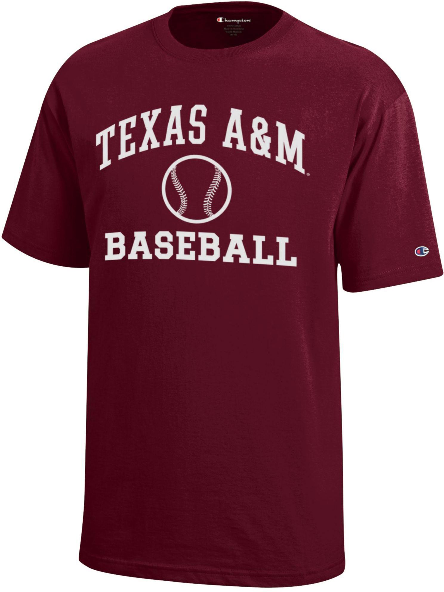 Champion Youth Texas A&amp;M Aggies Jersey Baseball T-Shirt