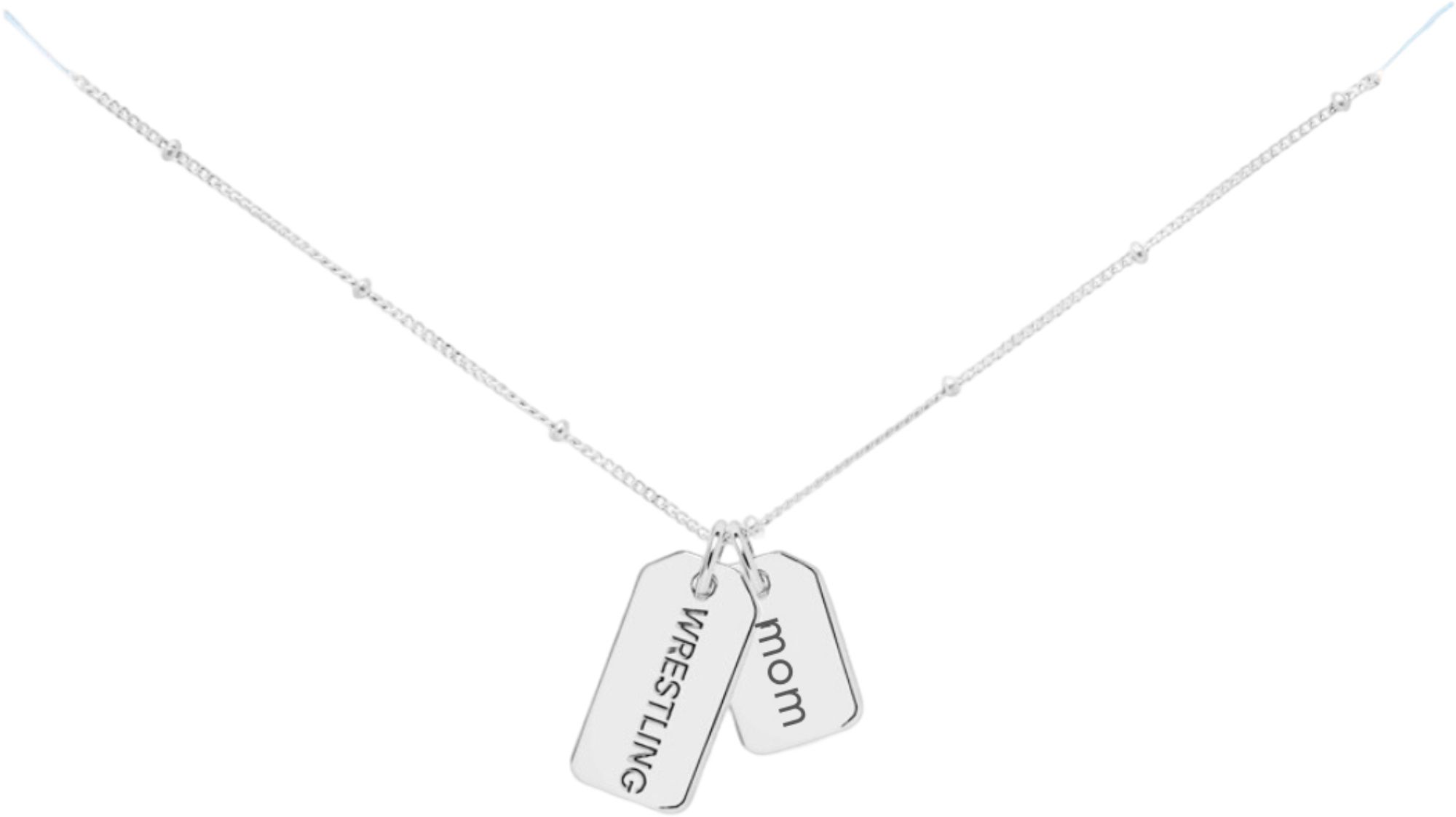 Chelsea Charles Wrestling Mom Double Charm Necklace