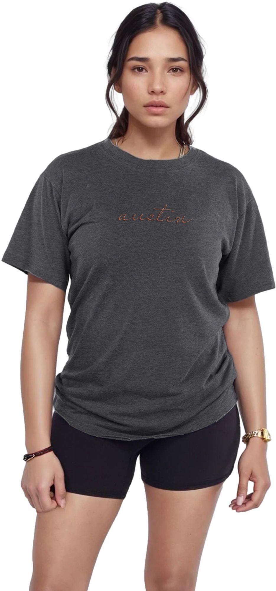 chicka-d Women's Austin Black Heritage T-Shirt