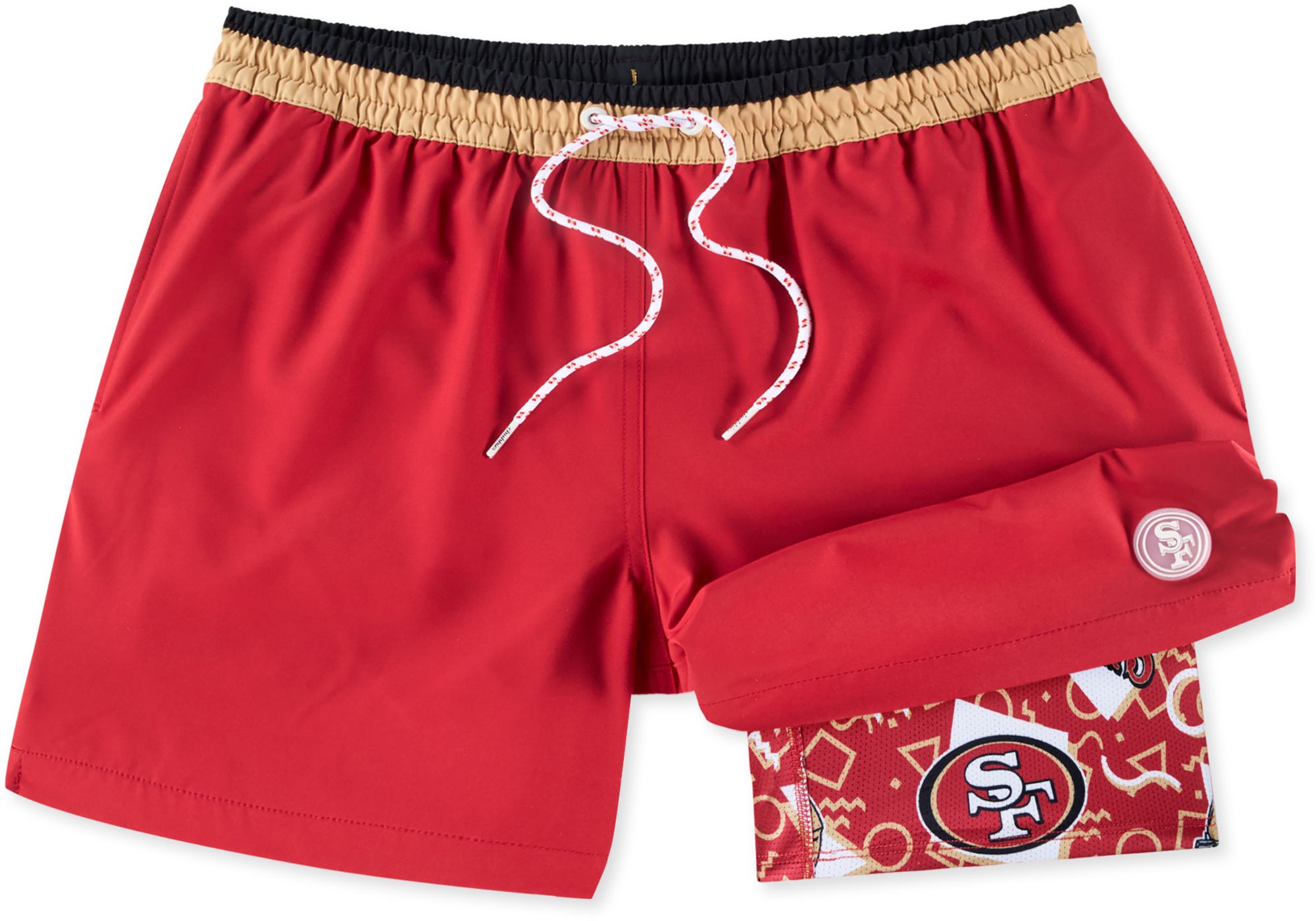 chubbies Men's San Francisco 49ers Secret Swim Trunks