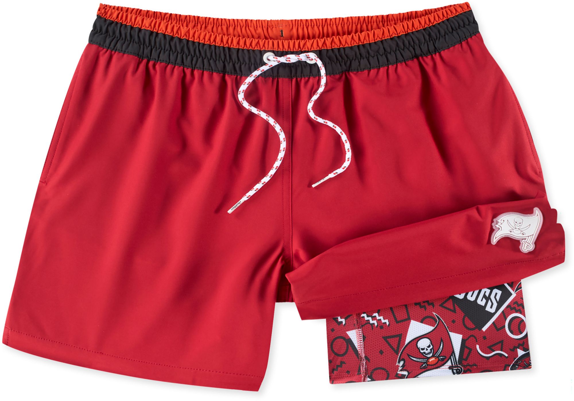 chubbies Men's Tampa Bay Buccaneers Secret Swim Trunks