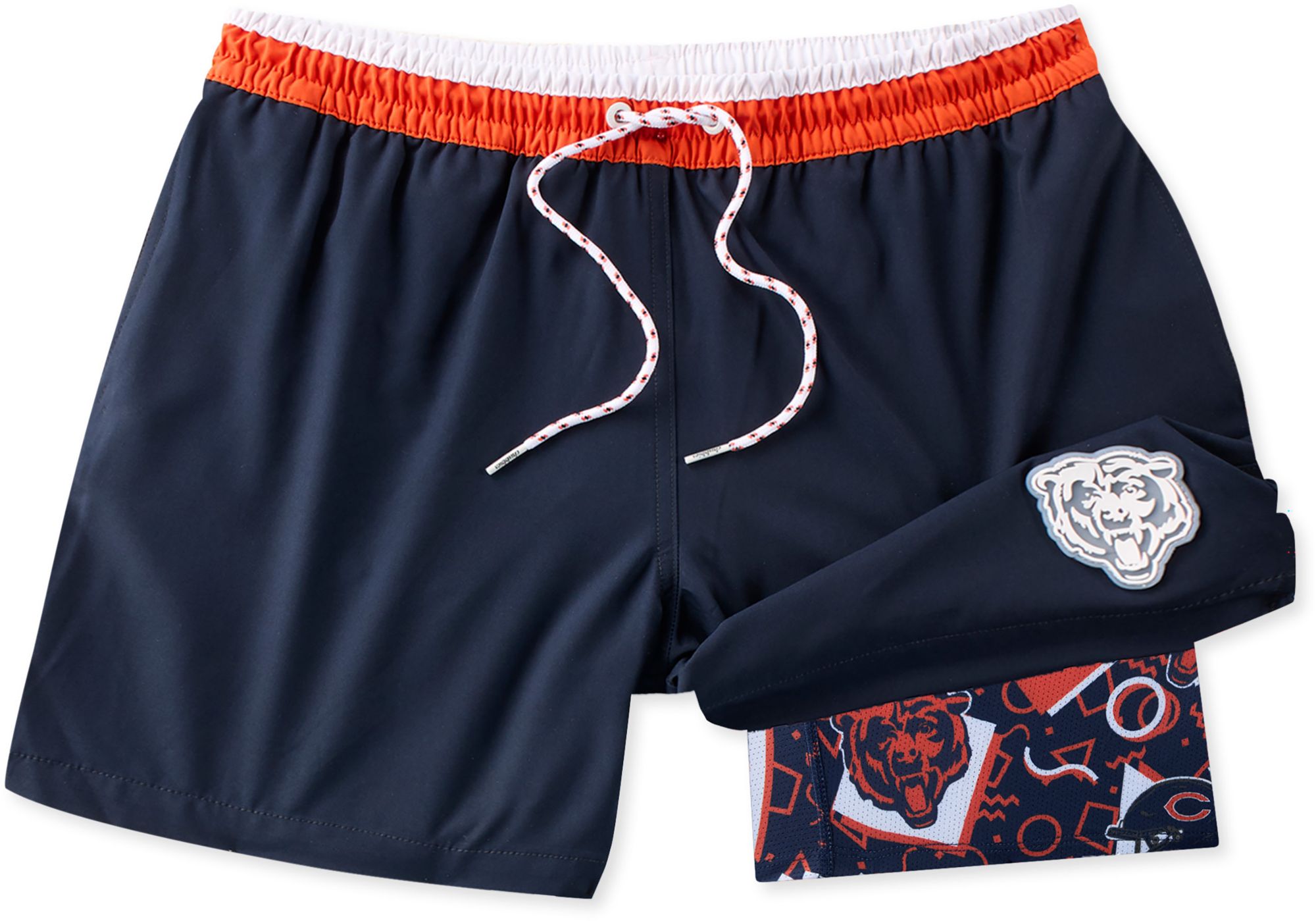chubbies Men's Chicago Bears Secret Swim Trunks