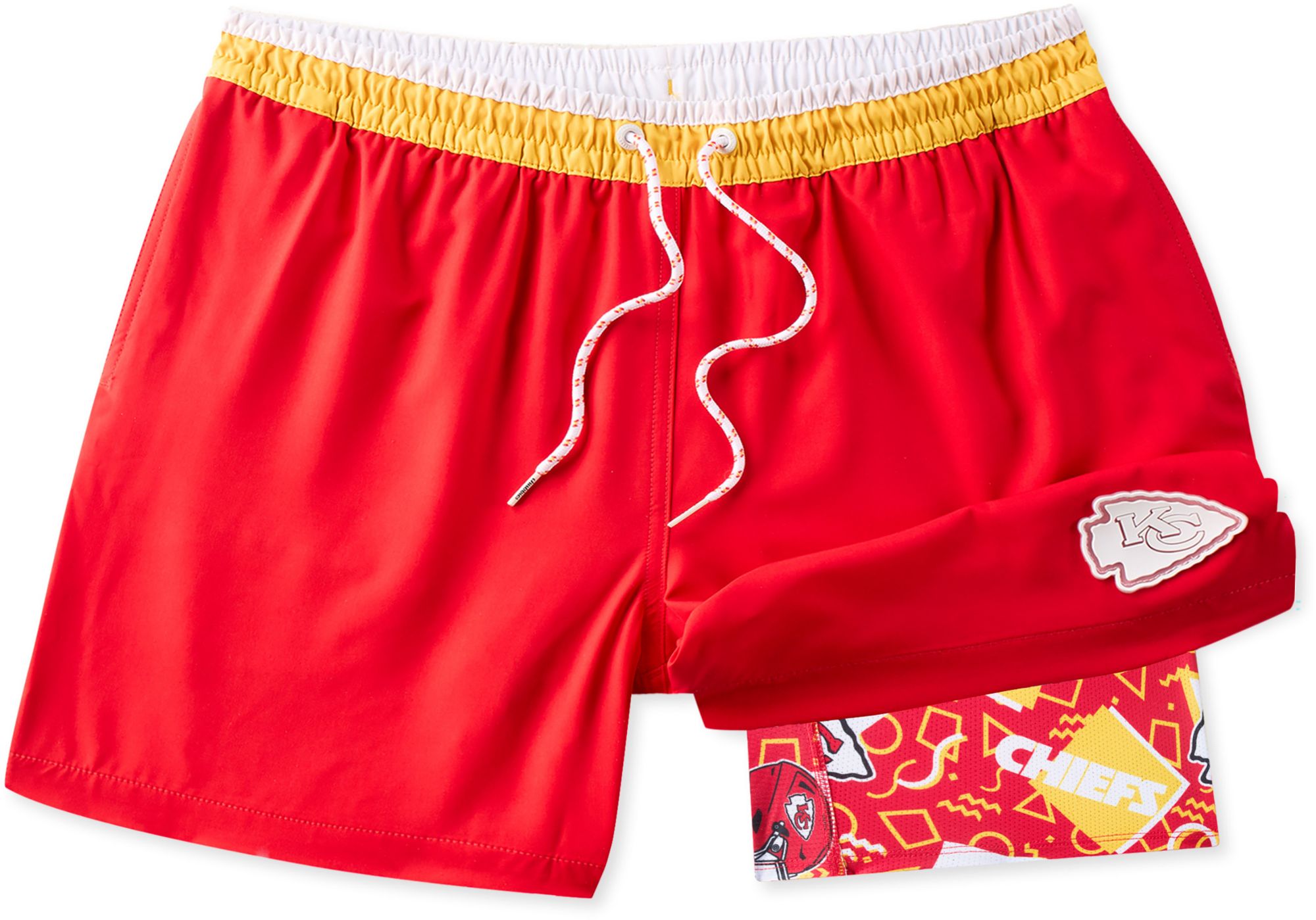 chubbies Men's Kansas City Chiefs Secret Swim Trunks