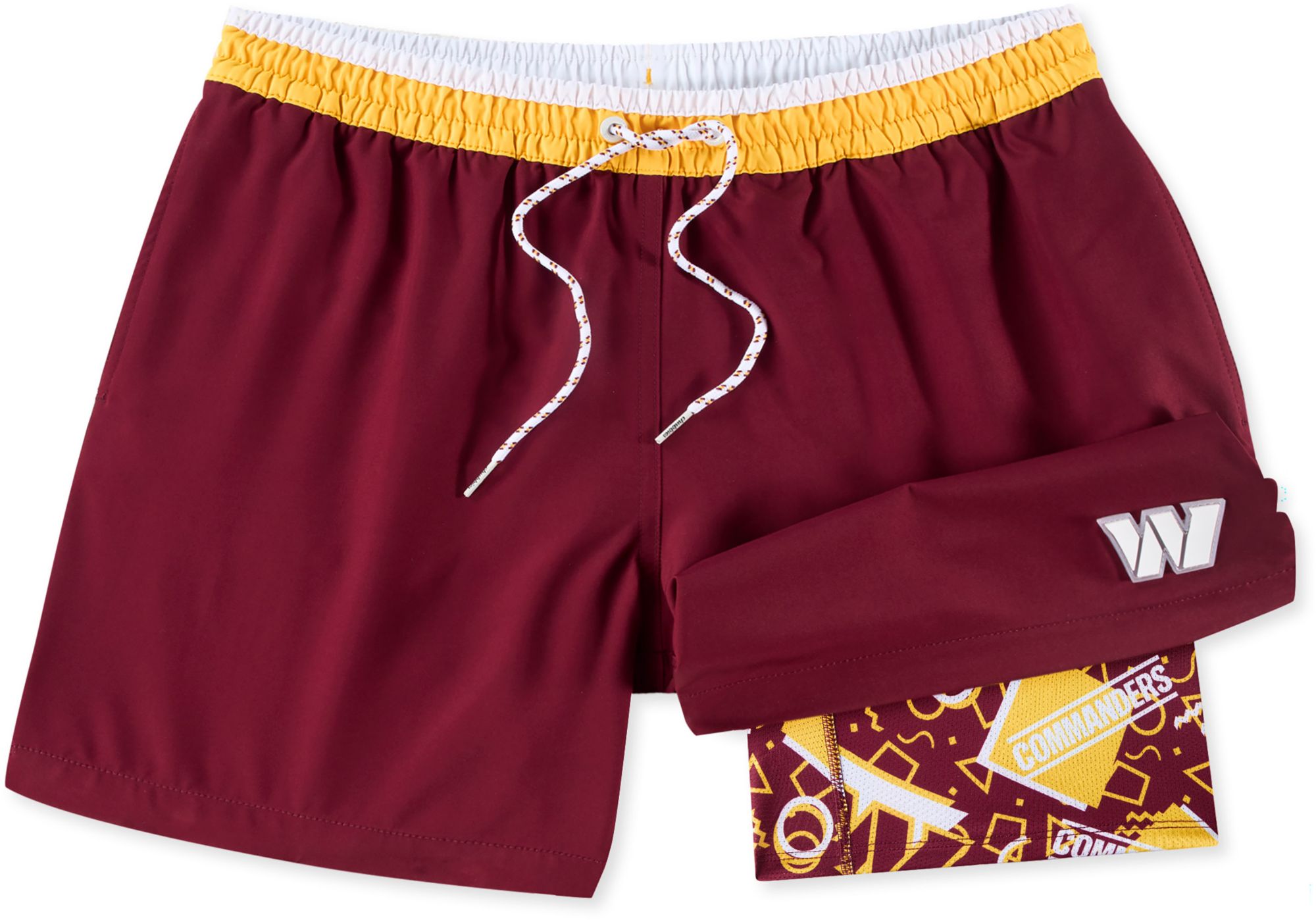 chubbies Men's Washington Commanders Secret Swim Trunks