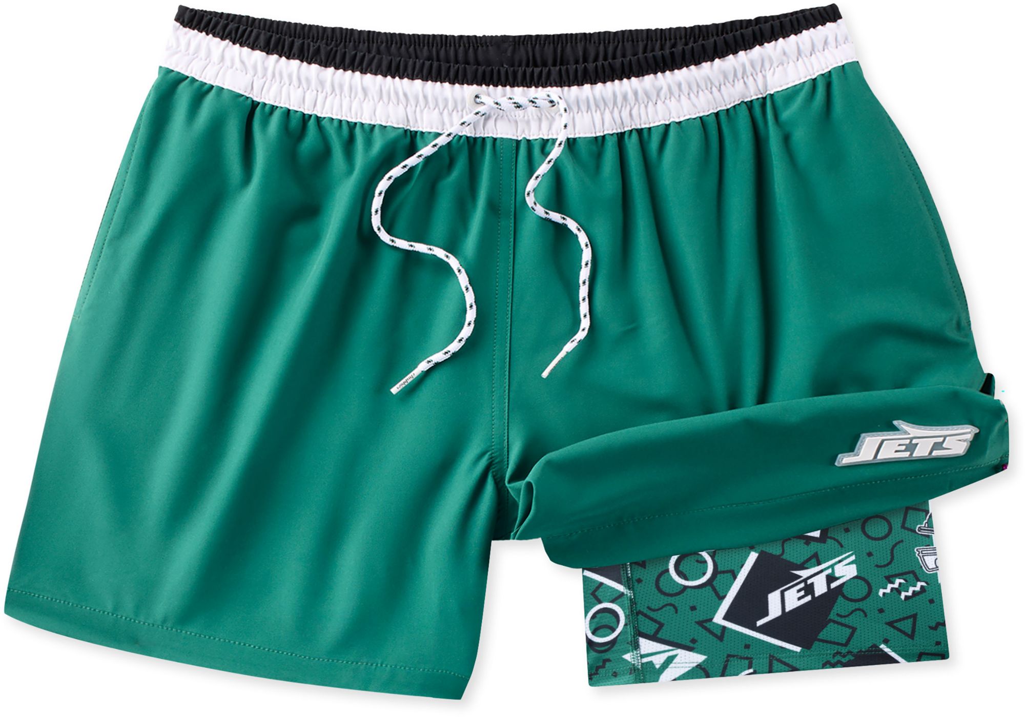 chubbies Men's New York Jets Secret Swim Trunks