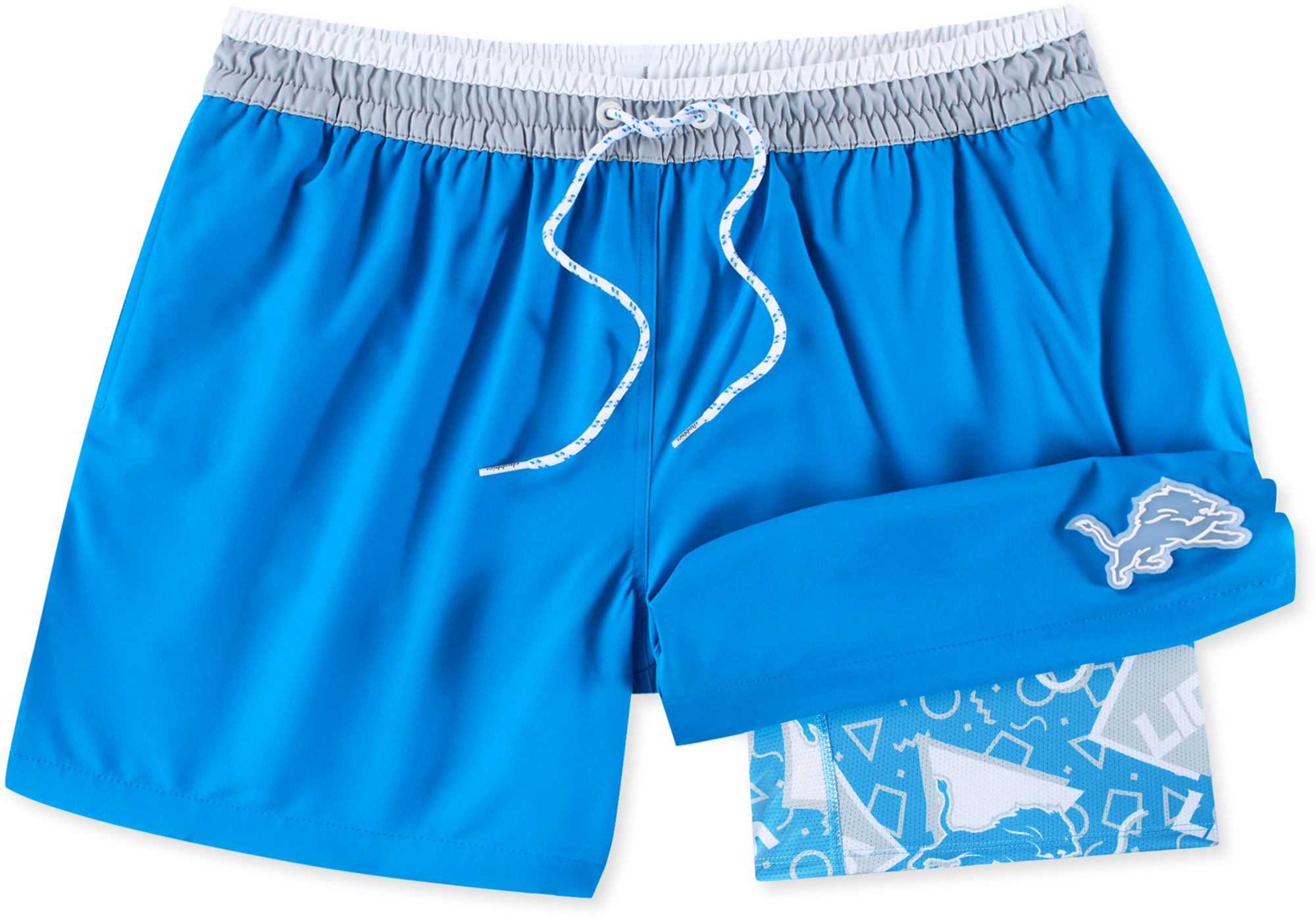 chubbies Men's Detroit Lions Secret Swim Trunks