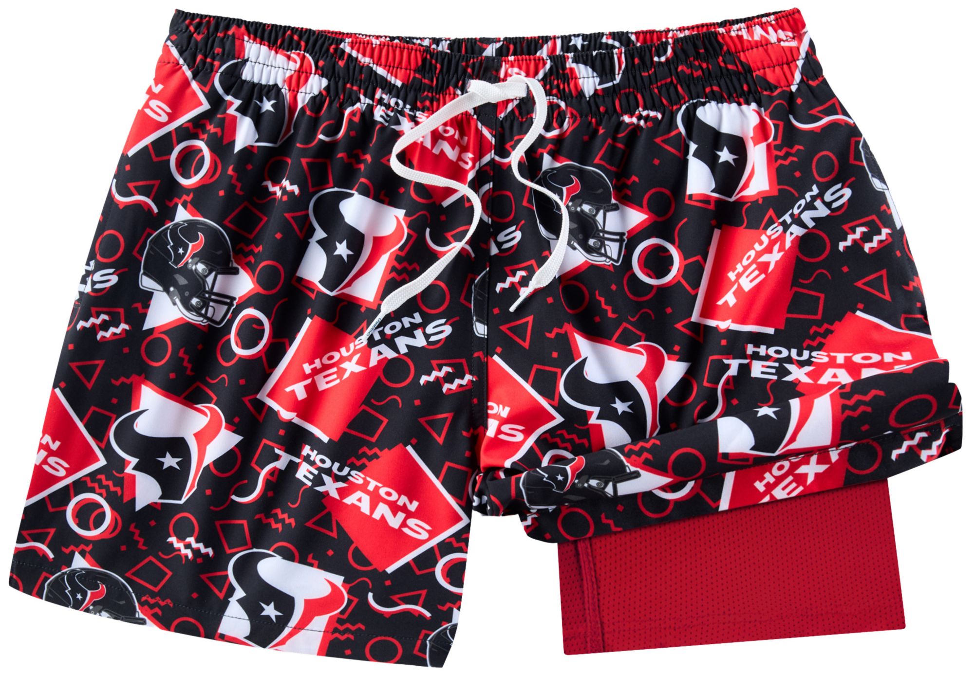 chubbies Men's Houston Texans Navy Game Day Swim Trunks