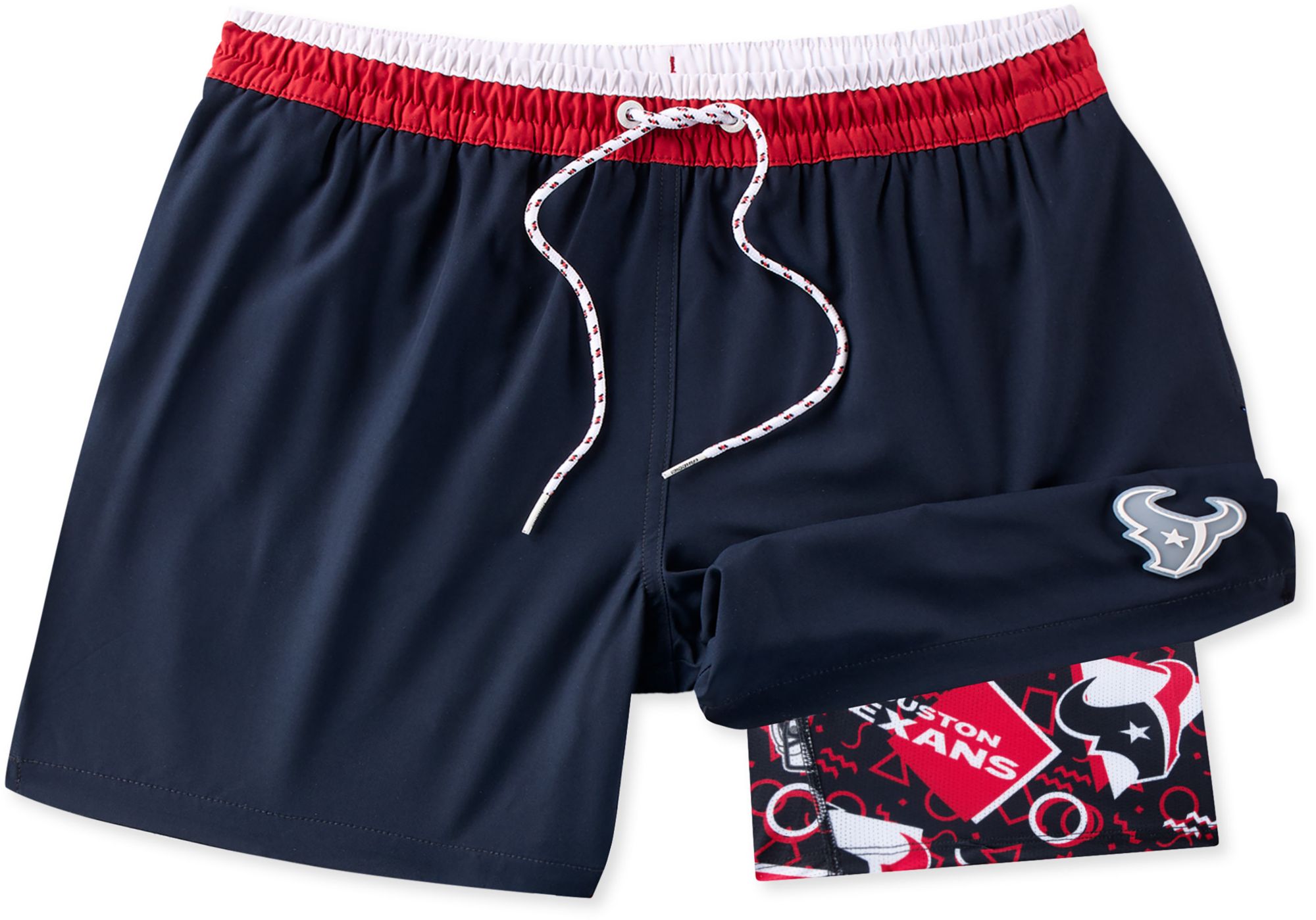 chubbies Men's Houston Texans Secret Swim Trunks