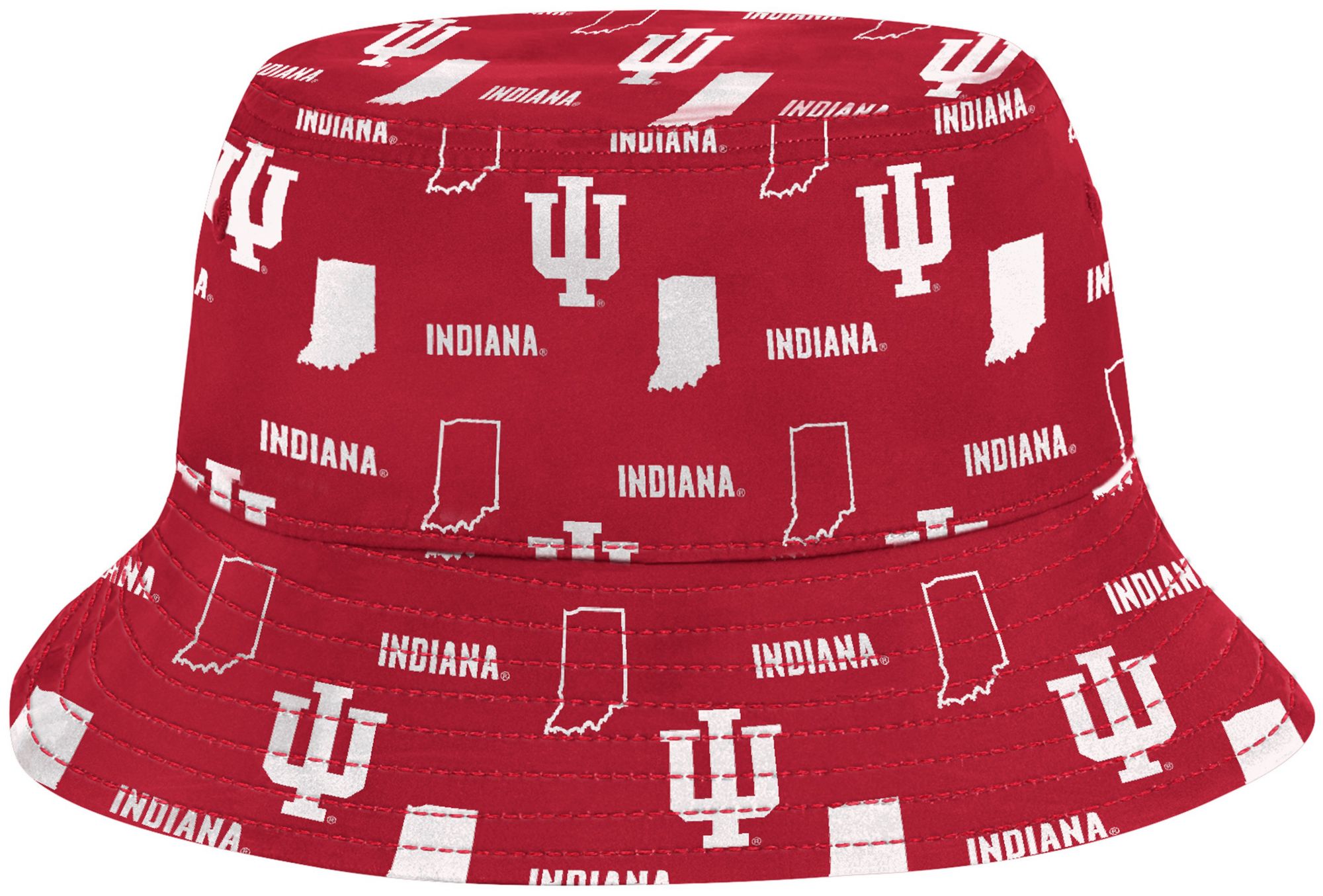 Colosseum Adult Indiana Hoosiers Cardinal Truthsayer Reversible Cabana Bucket Hat