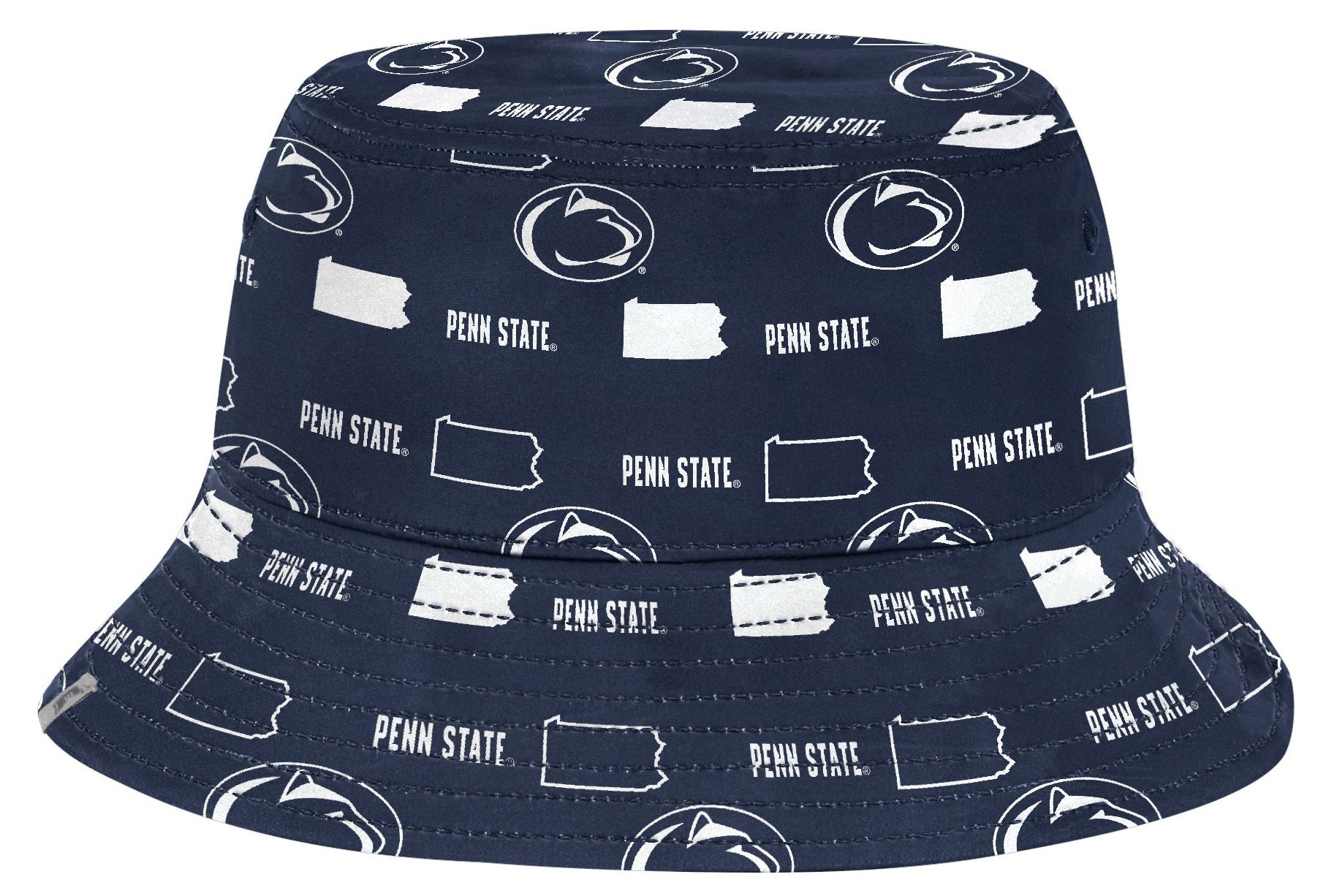 Colosseum Adult Penn State Nittany Lions Navy Truthsayer Reversible Cabana Bucket Hat
