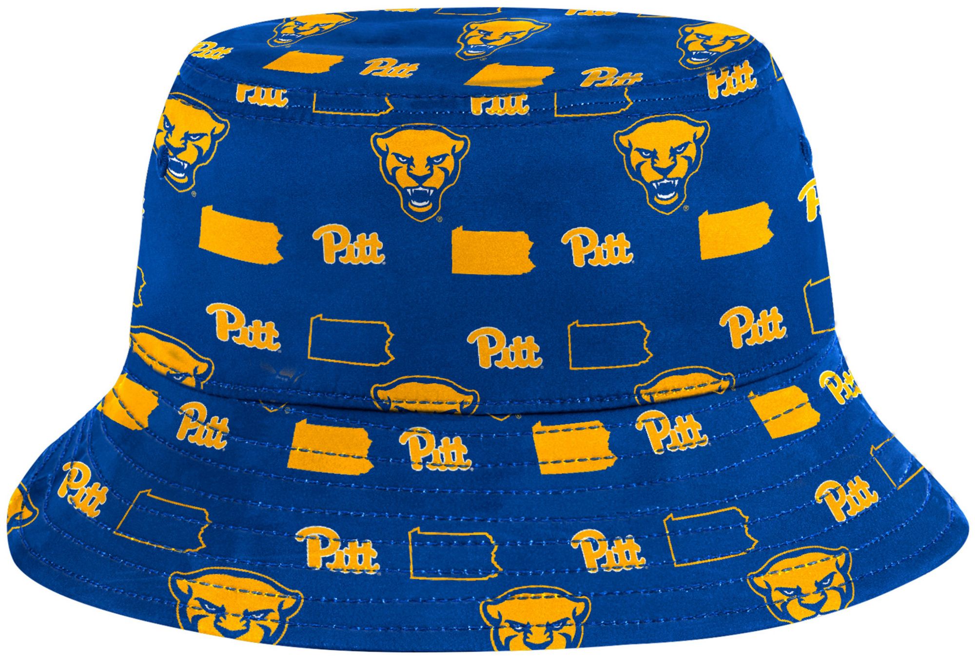 Colosseum Adult Pitt Panthers Royal Truthsayer Reversible Cabana Bucket Hat